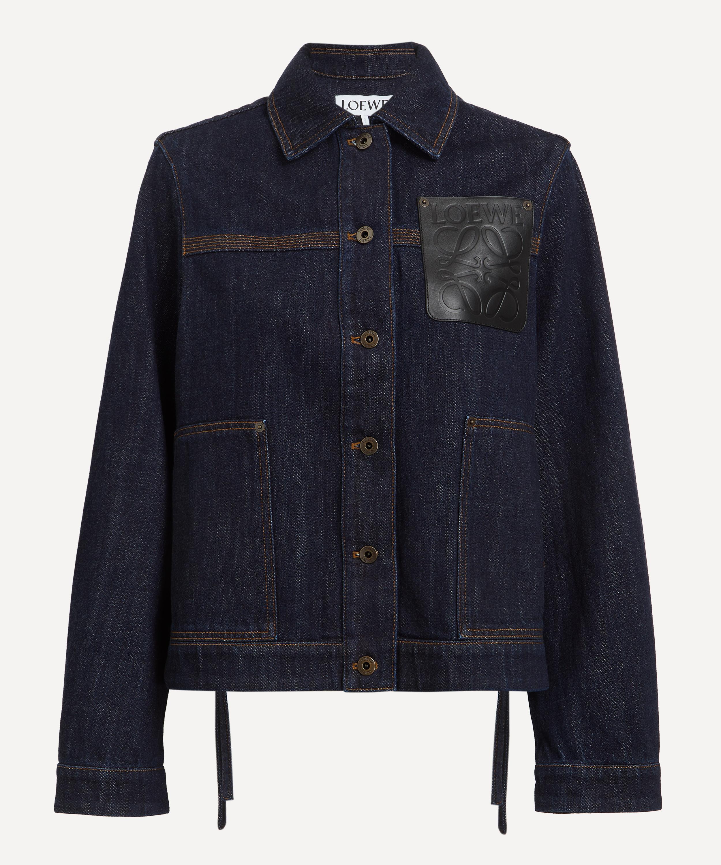 LOEWE LOEWE WOMEN'S WORKWEAR DENIM JACKET 
