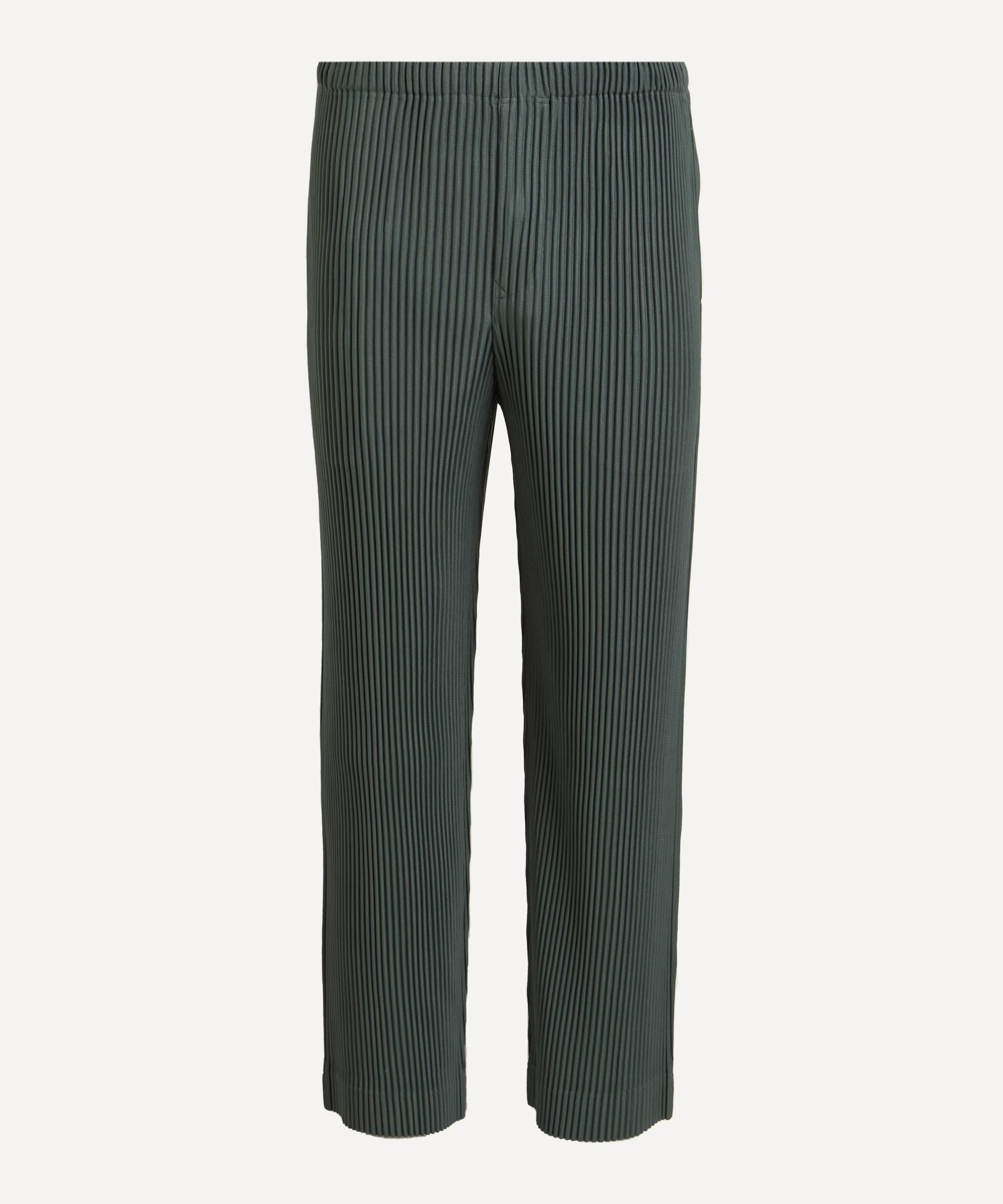ISSEY MIYAKE HOMME PLISSE ISSEY MIYAKE MENS MC OCTOBER BASICS PLEATED TROUSERS 