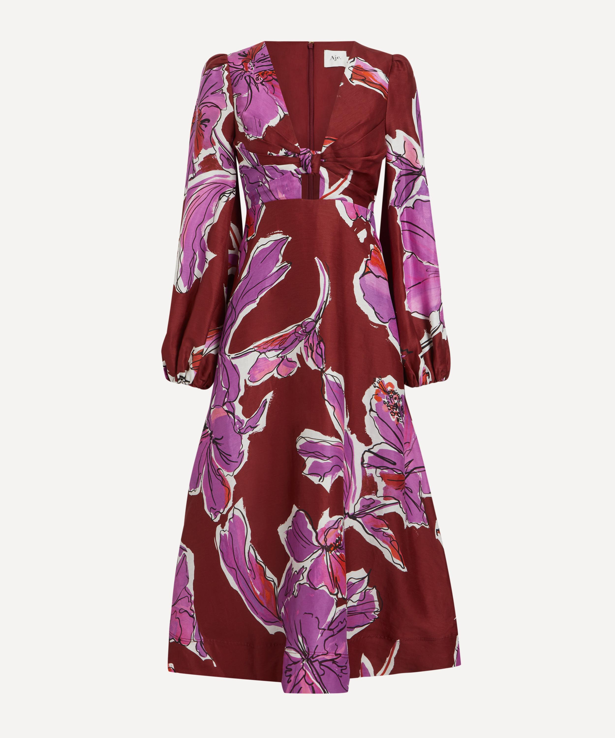 Aje Women's Inflorescence Midi Dress