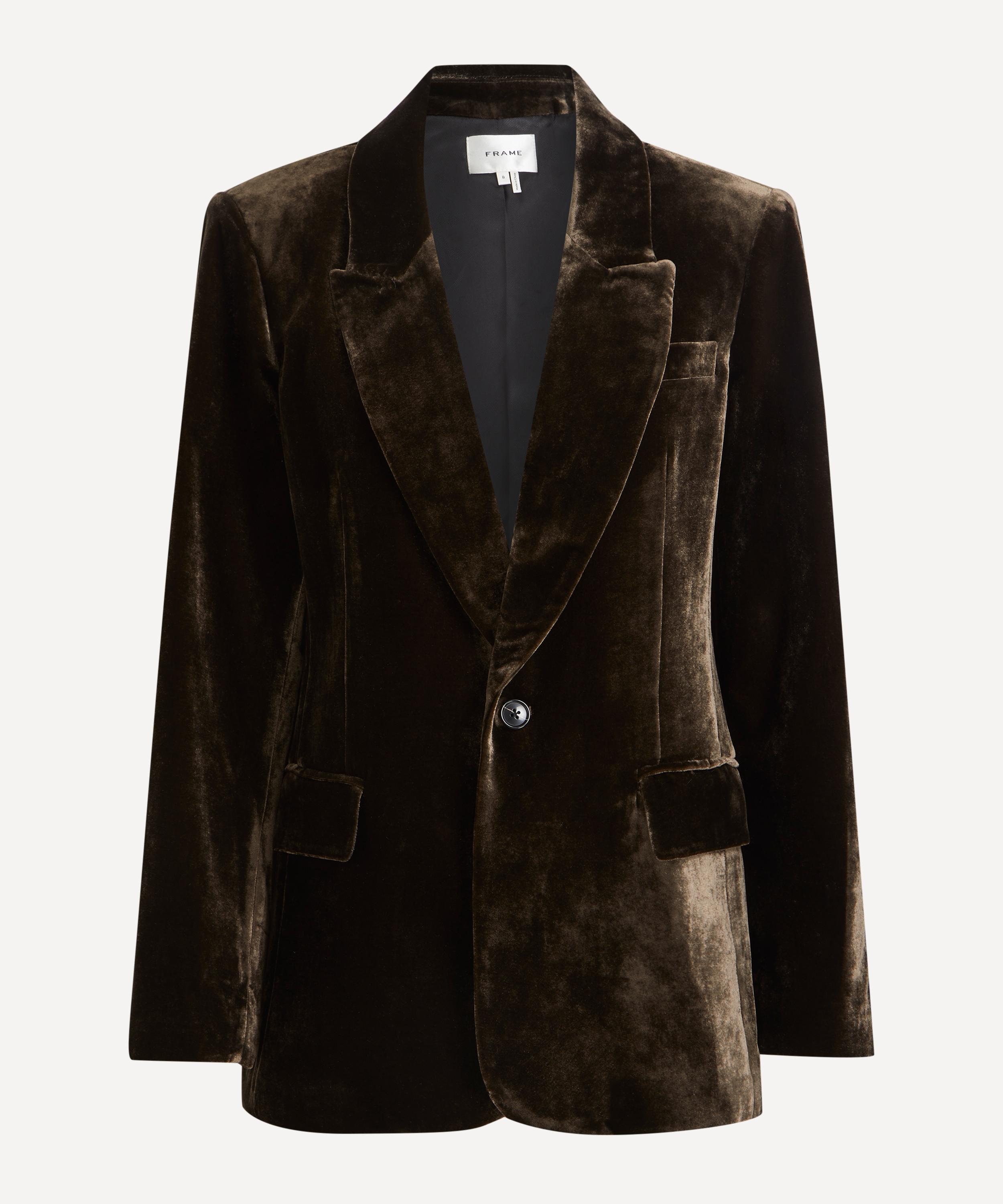 Frame Women's Slim Velvet Blazer