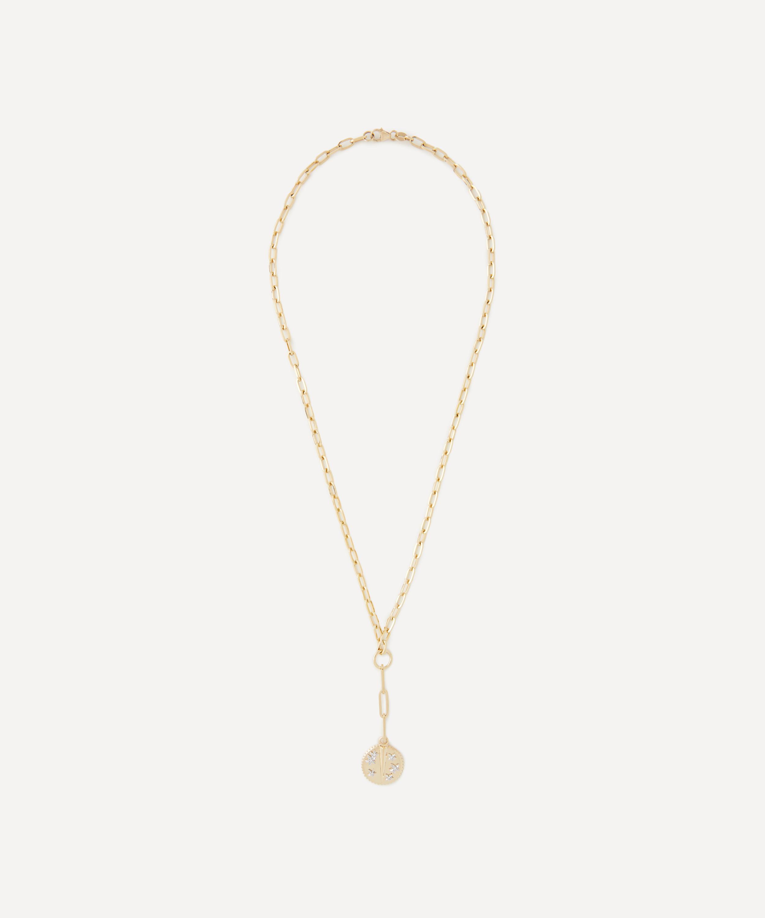 FOUNDRAE FOUNDRAE 18CT GOLD RESILIENCE PENDANT NECKLACE 