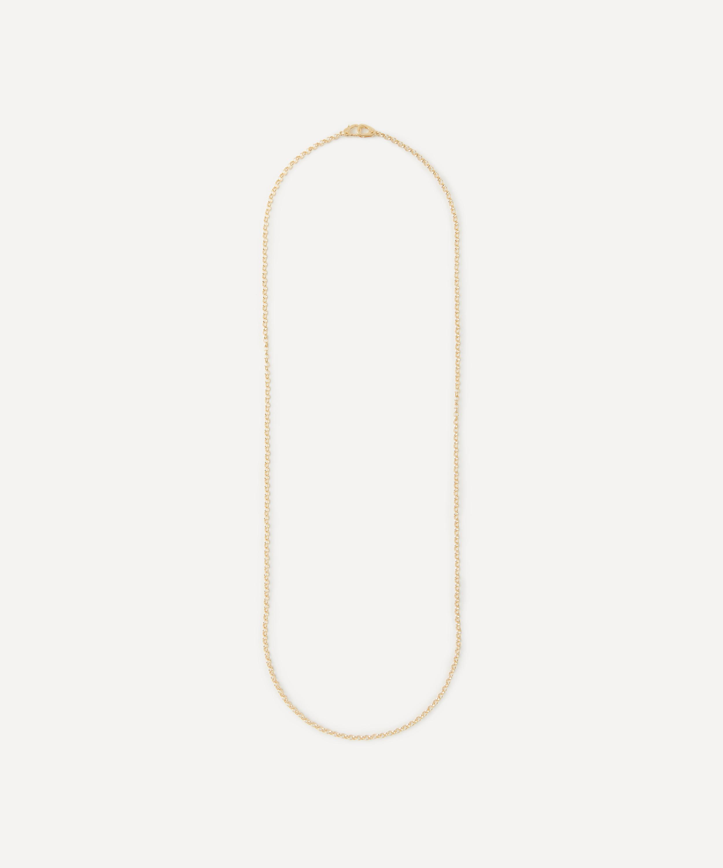 FOUNDRAE FOUNDRAE 18CT GOLD SISTER HOOK MEDIUM BELCHER CHAIN NECKLACE 