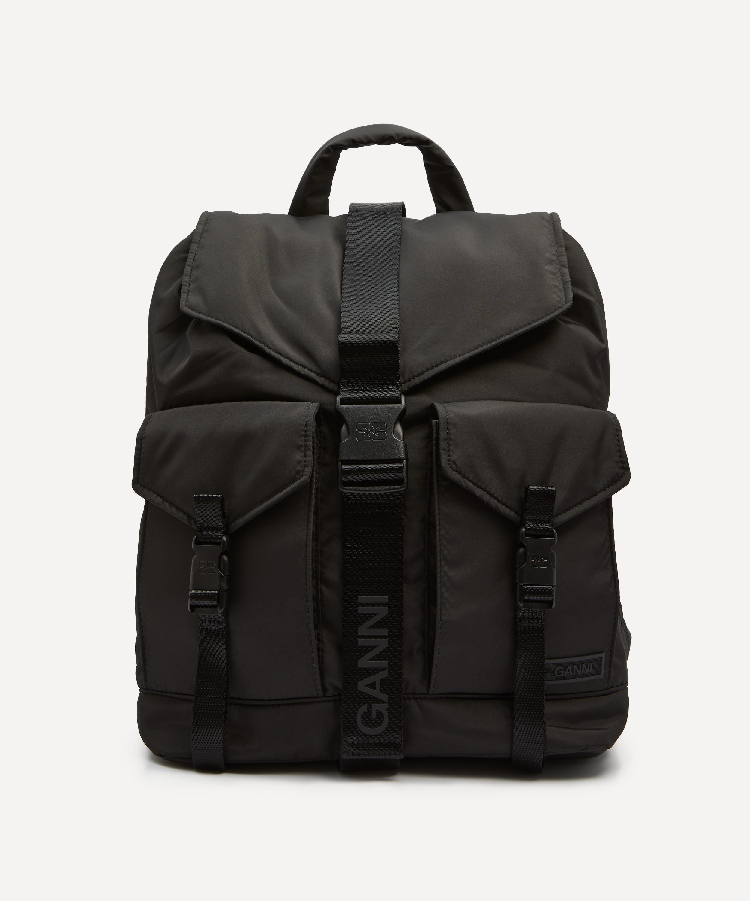 Ganni Women's Black Tech Backpack