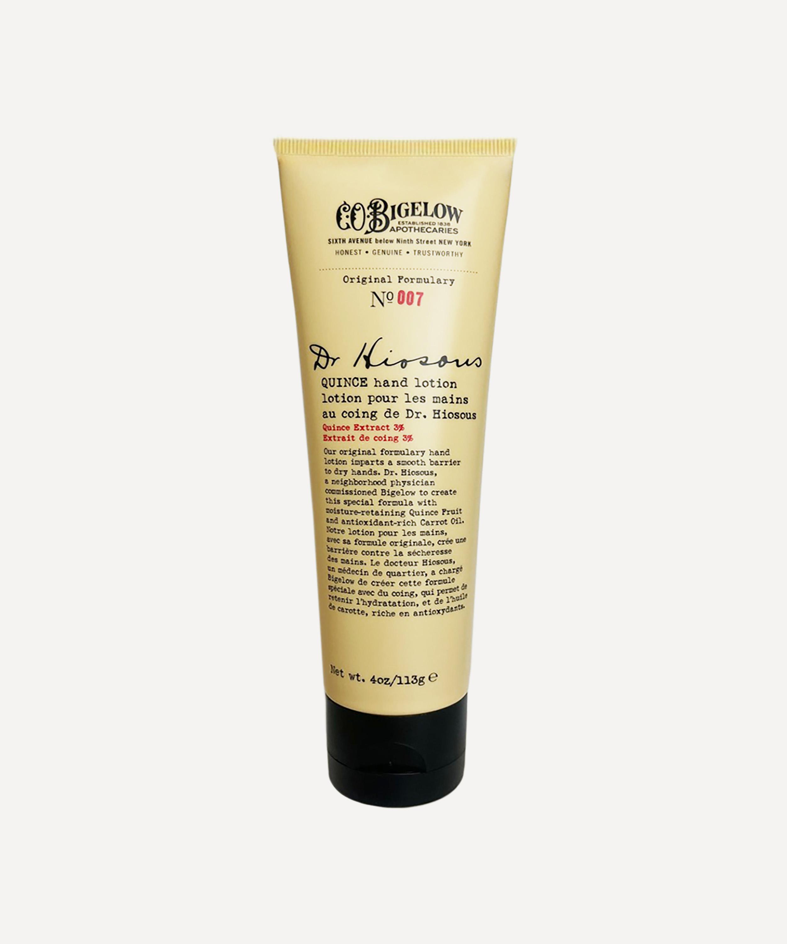C.o. Bigelow Dr. Hiosous Quince Hand Lotion No. 007 113g