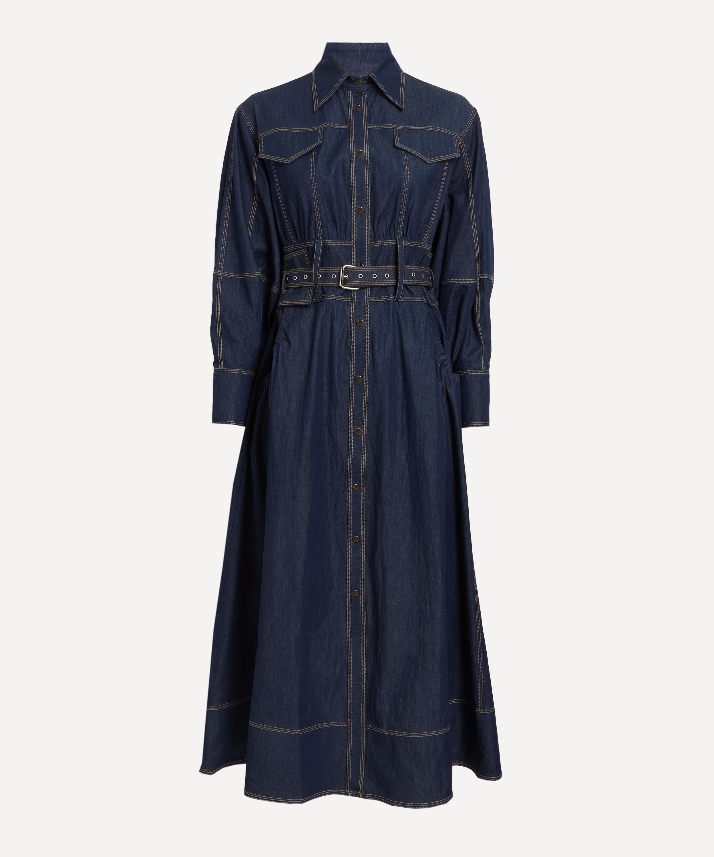 Lovebirds Women's Detroit Denim Maxi Dress