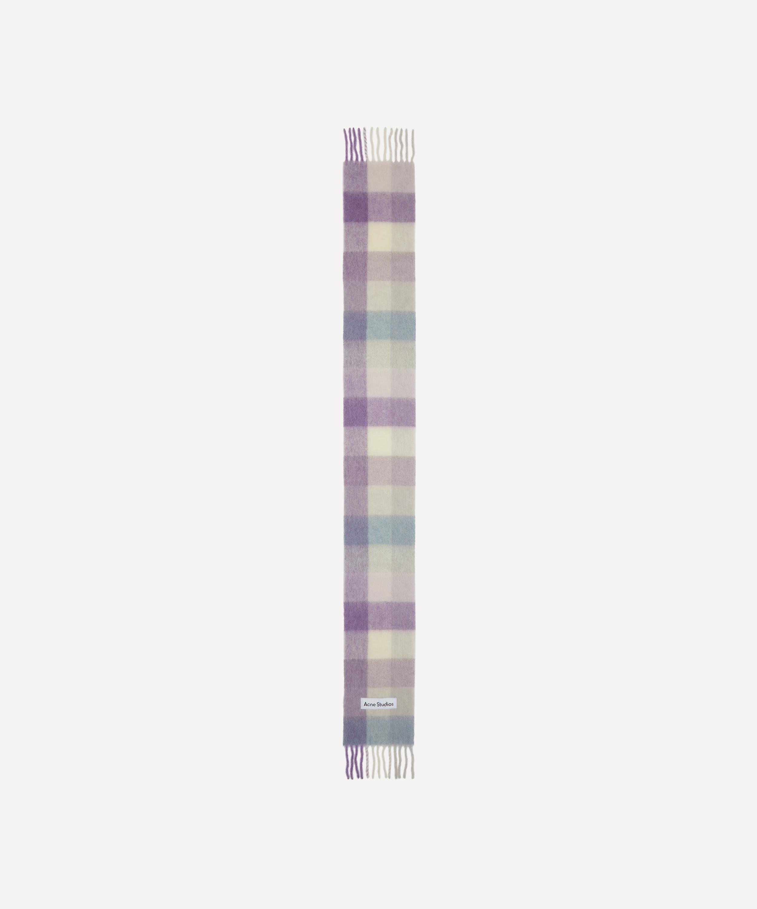 Acne Studios Women's Mohair-blend Checked Scarf