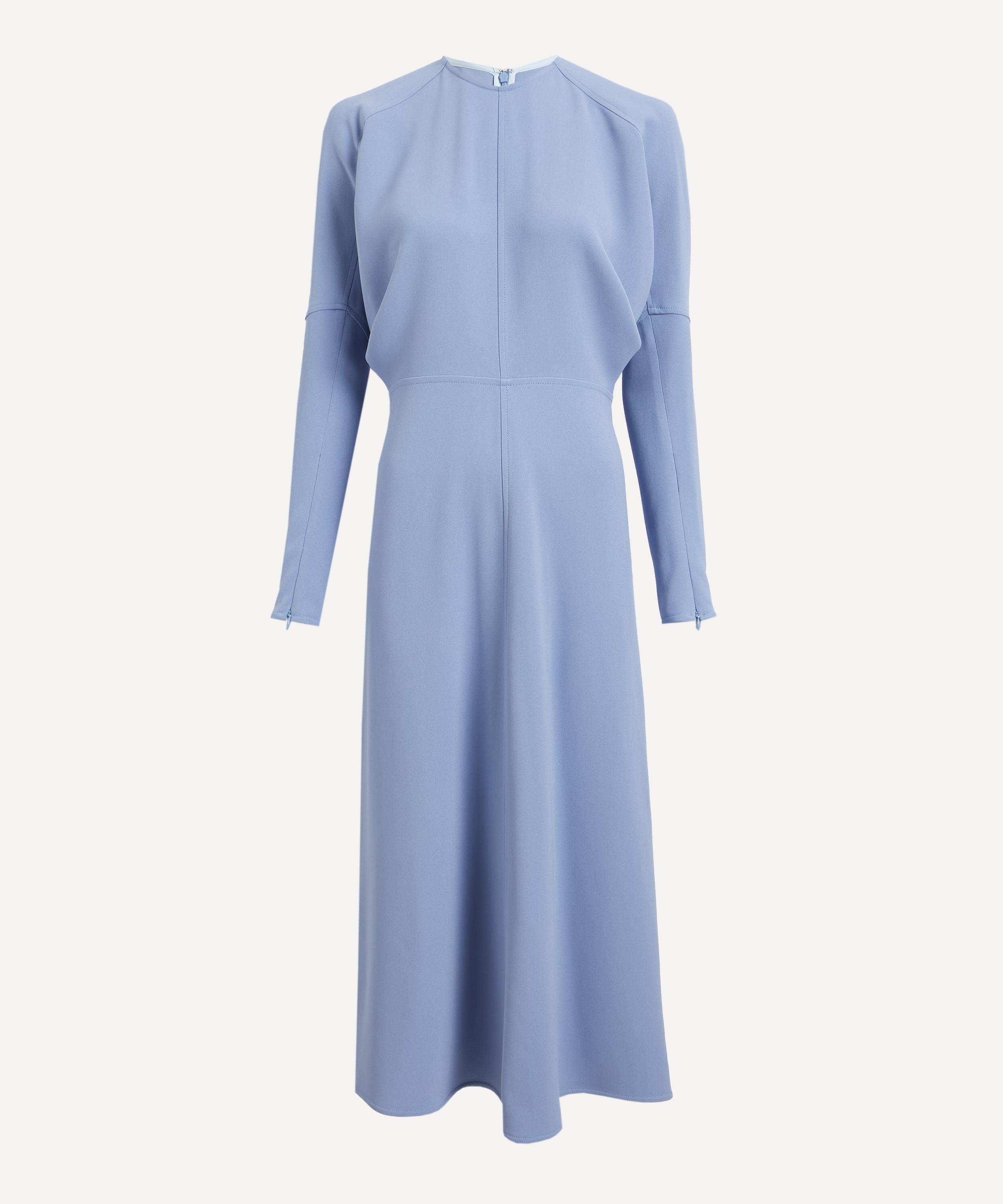 VICTORIA BECKHAM VICTORIA BECKHAM WOMEN'S BLUEBELL LONG SLEEVE DOLMAN MIDI DRESS 