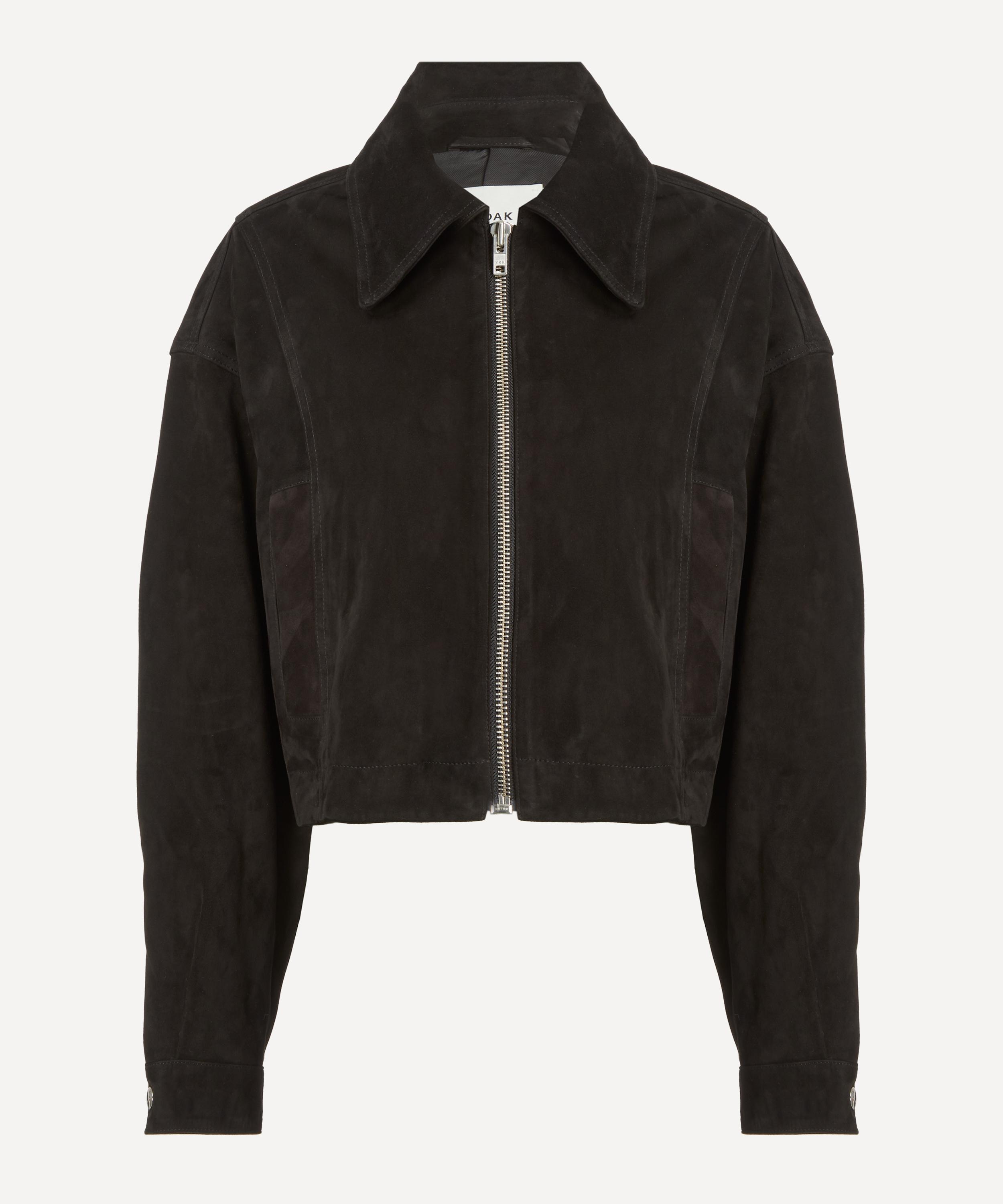 Ivy & Oak Ivy Oak Women's Lena Suede Bomber Jacket In Black