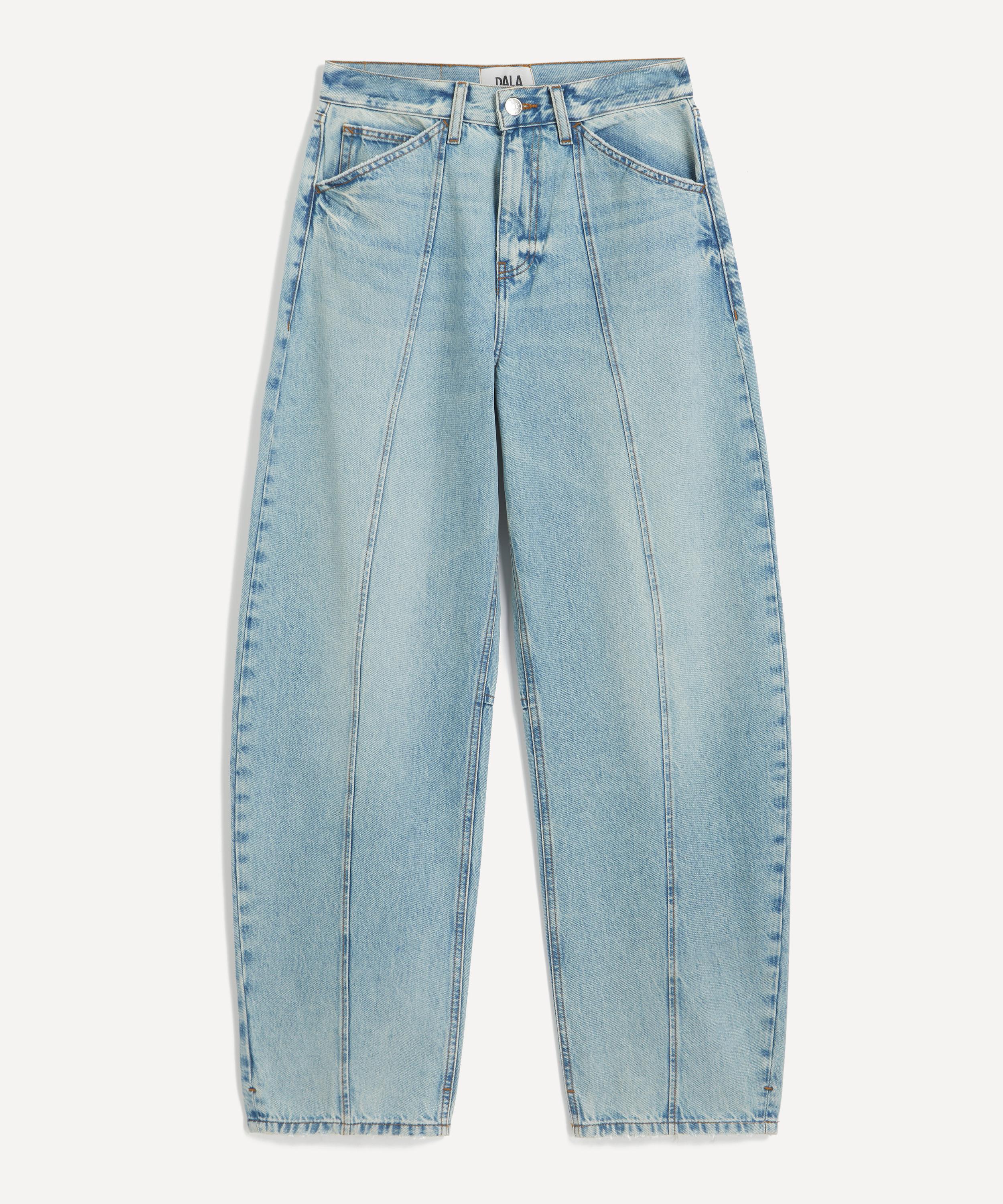 Dala Women's Lido Flat Seam Jeans In Tinted Crayon
