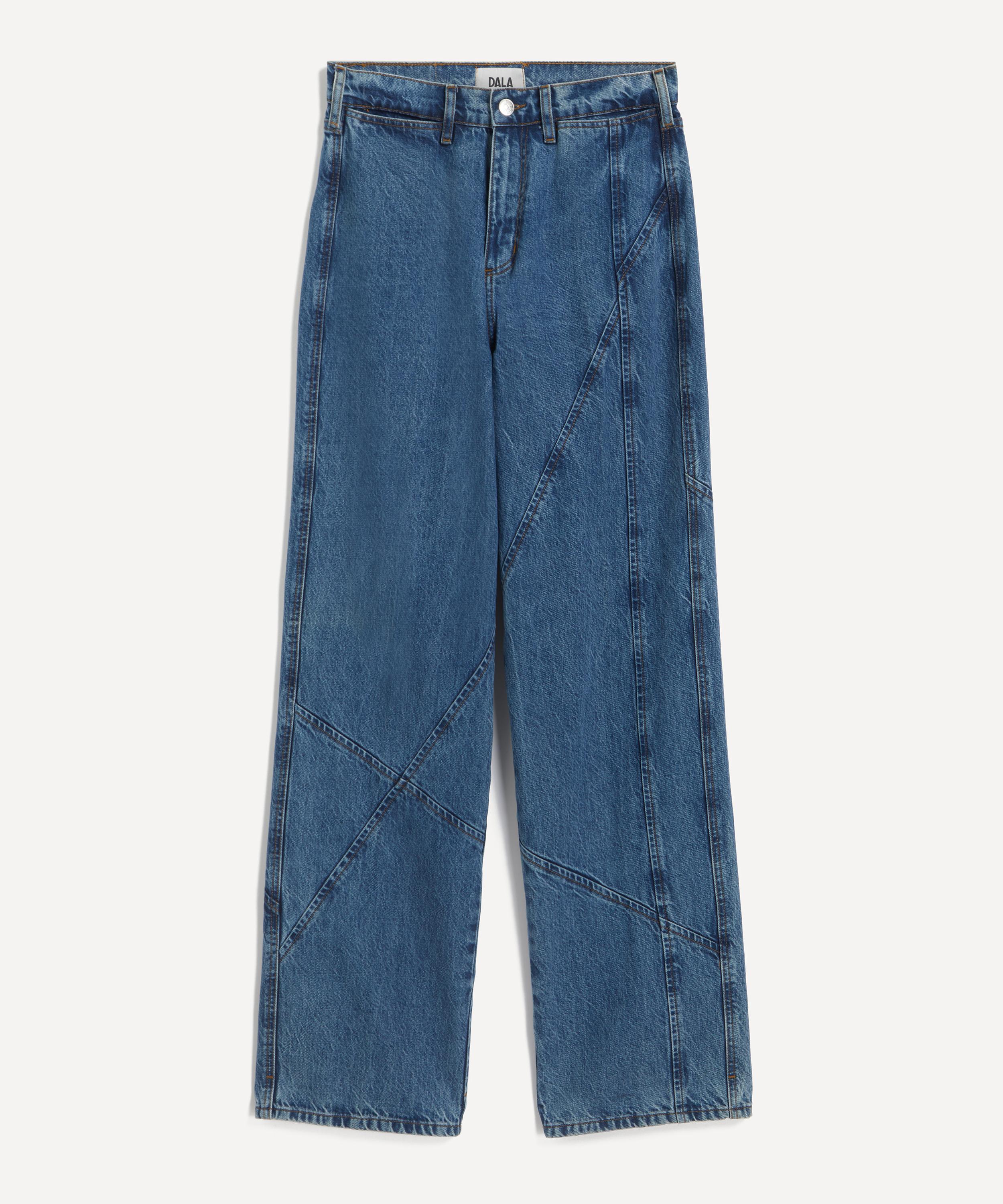 Dala Women's Angle Starch Jeans In Cornflower