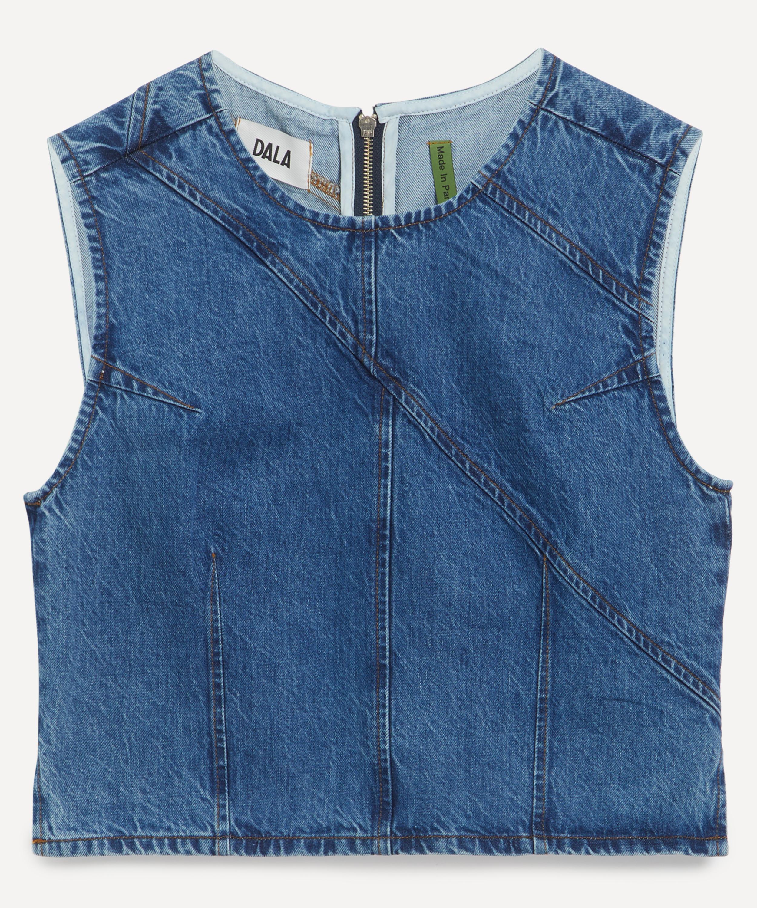 Dala Women's Angle Denim Tank Top