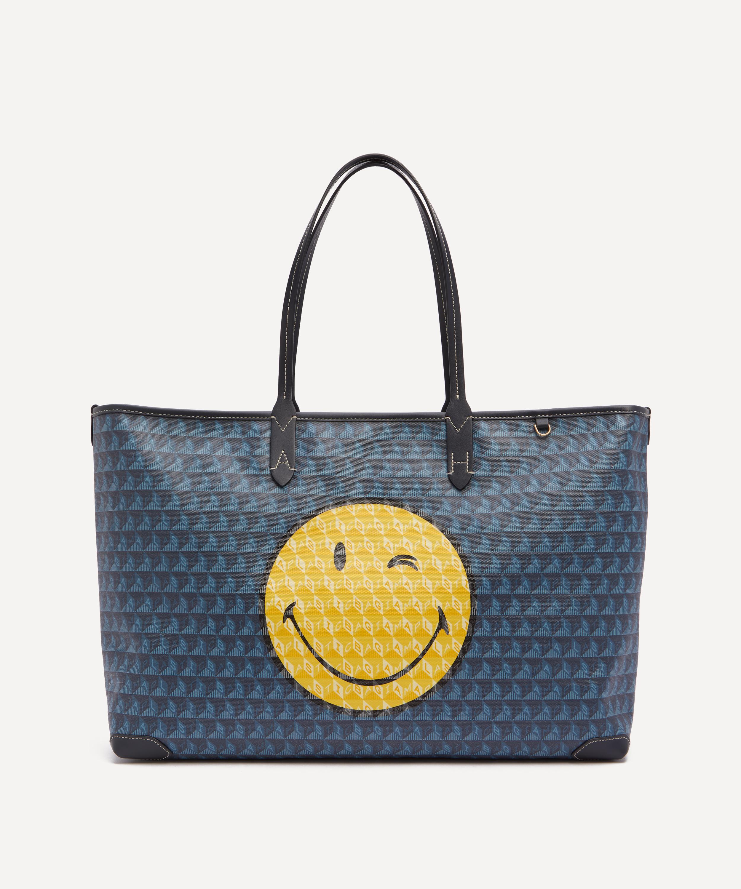 Shop Anya Hindmarch Women's I Am A Plastic Bag Wink Zipped Tote