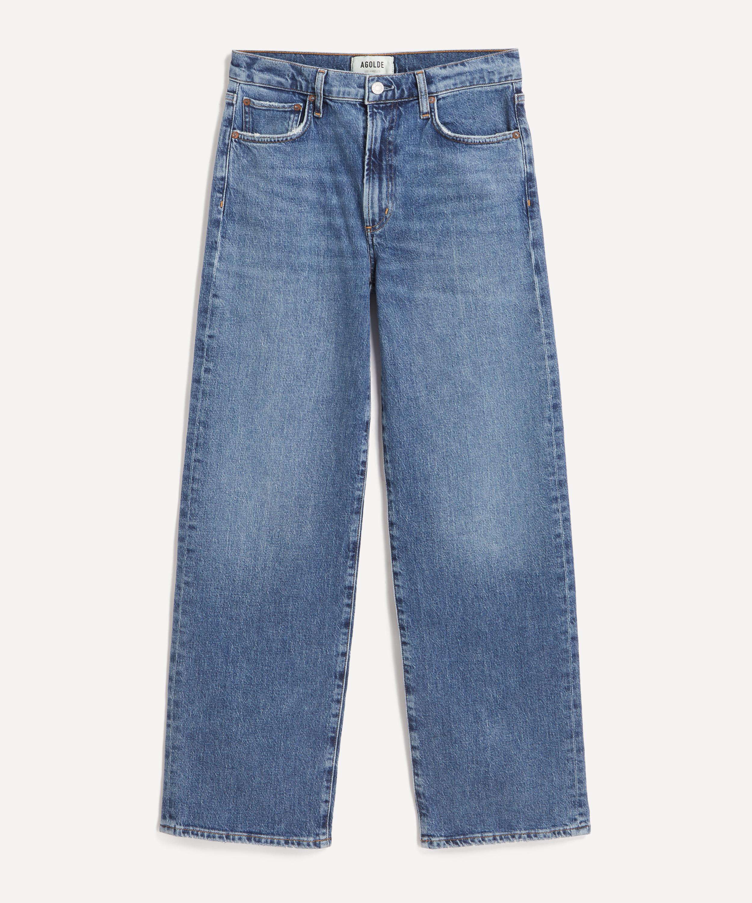 Agolde Echo Taper Jeans In Blue