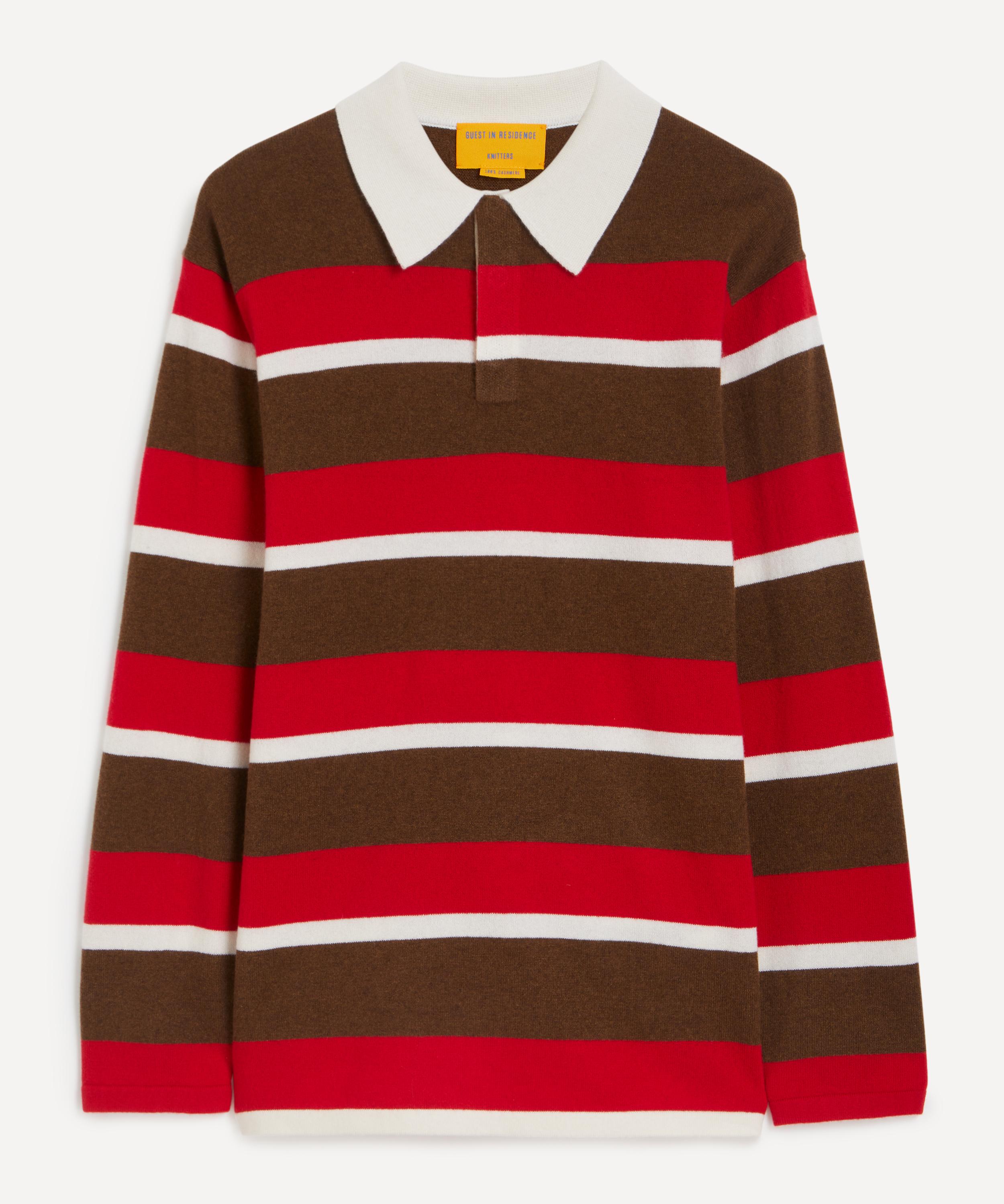Guest In Residence Women's Cashmere Striped Rugby Shirt