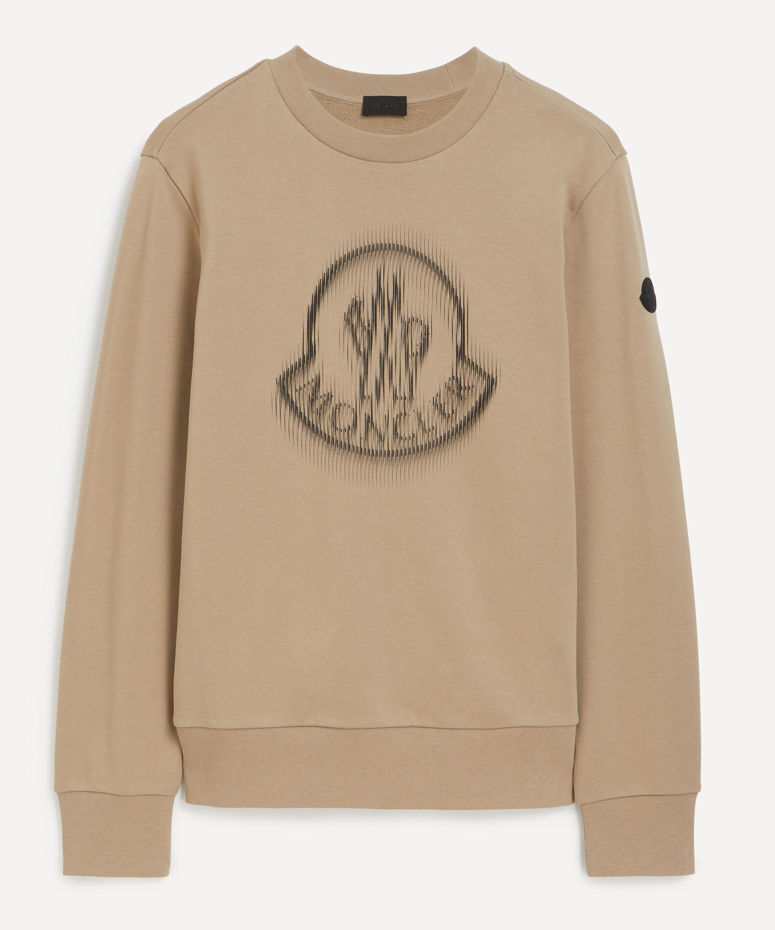 Moncler Blurred Logo Graphic Sweatshirt