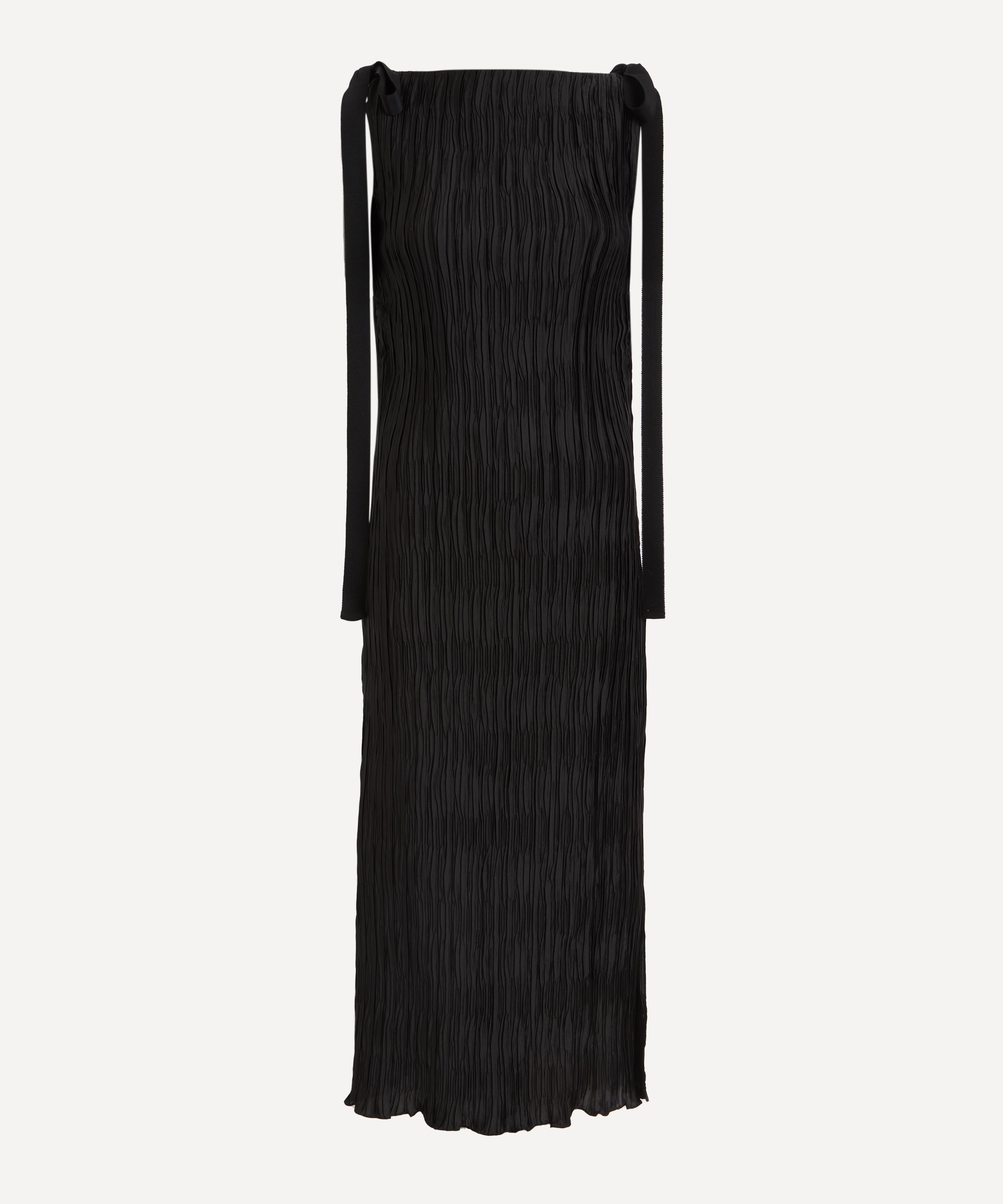 Anna October Women's Renee Plisse Satin Maxi Dress