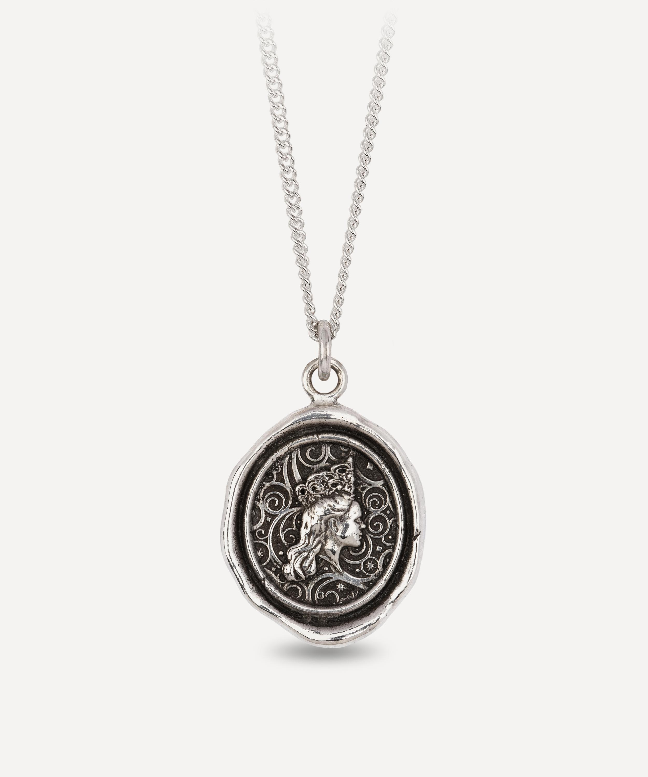 Pyrrha Sterling Silver Glinda Talisman Pendant Necklace