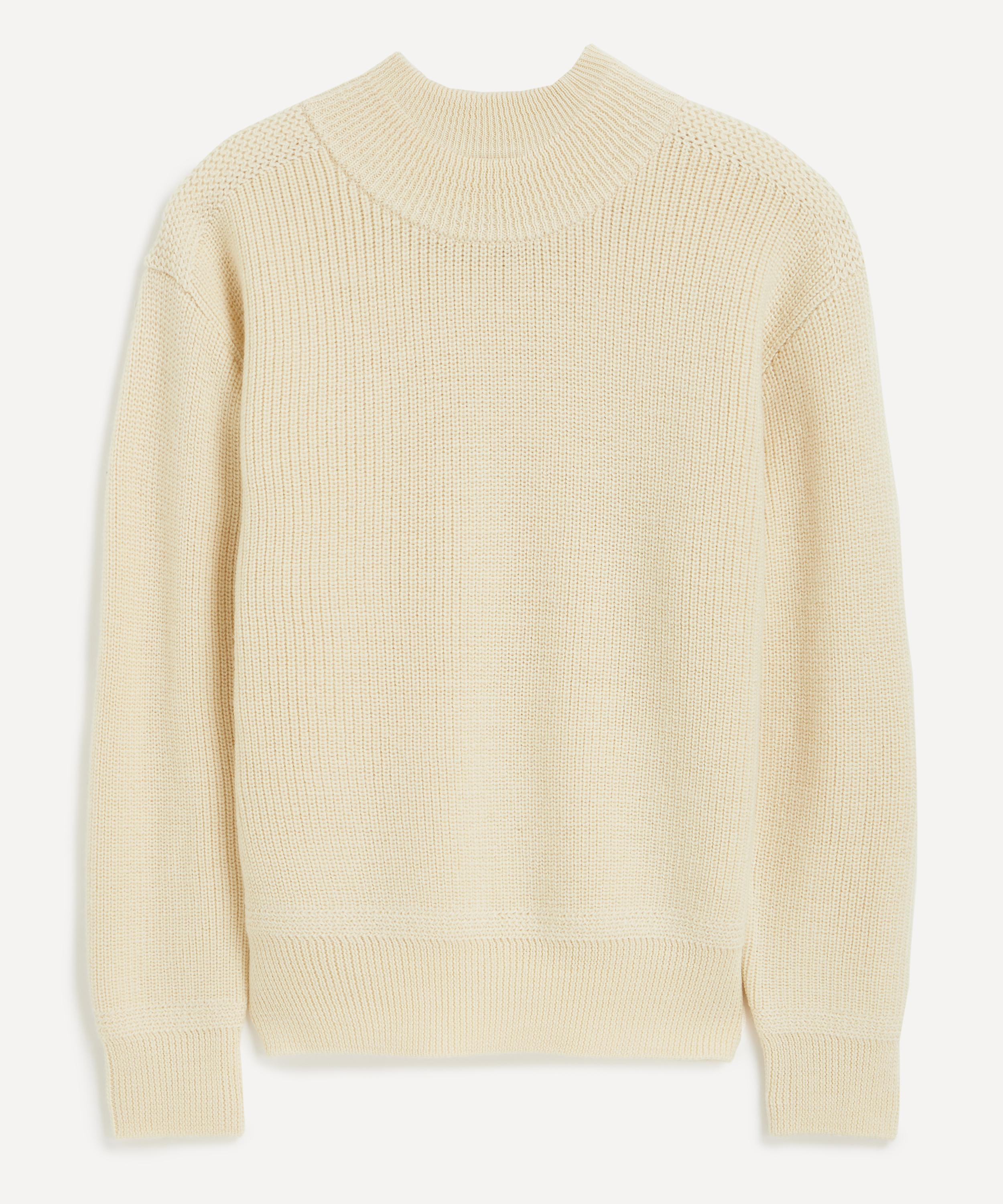 Shop Uniform Bridge Mens Fisherman Wool Crew-neck Knit Jumper