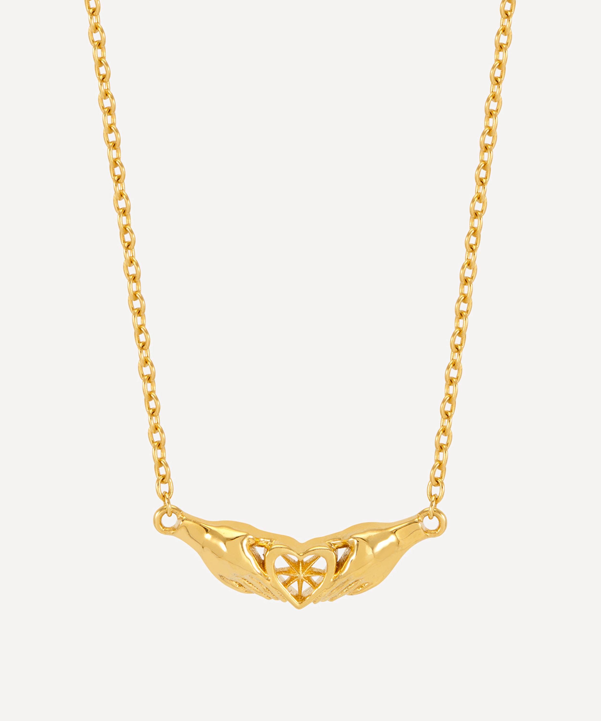 Rachel Jackson 22ct Gold-plated Love Story Necklace