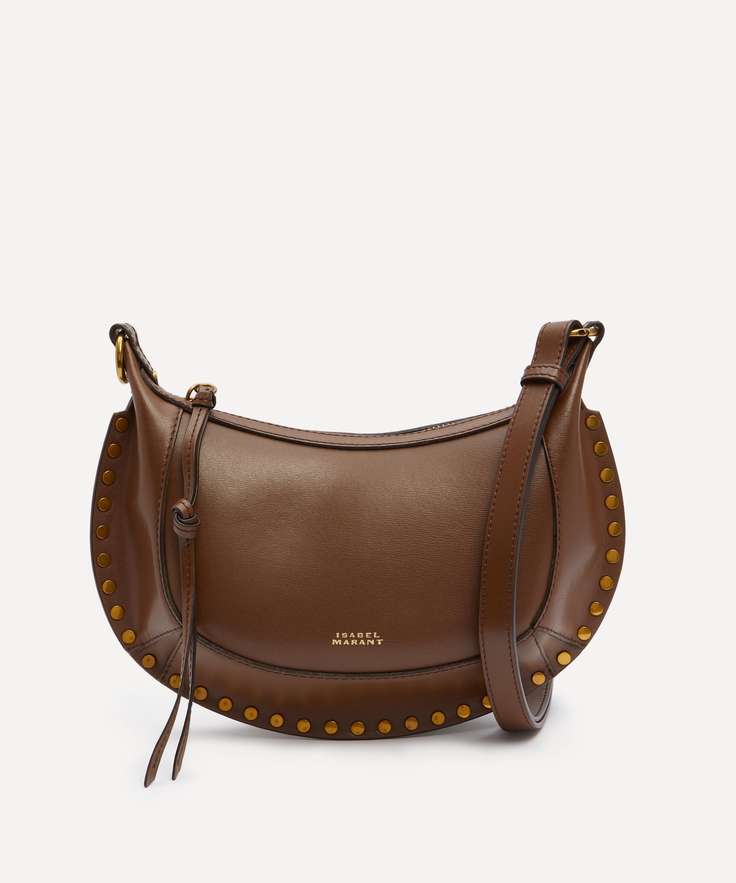 ISABEL MARANT ISABEL MARANT WOMEN'S OSKAN MOON LEATHER SHOULDER BAG 