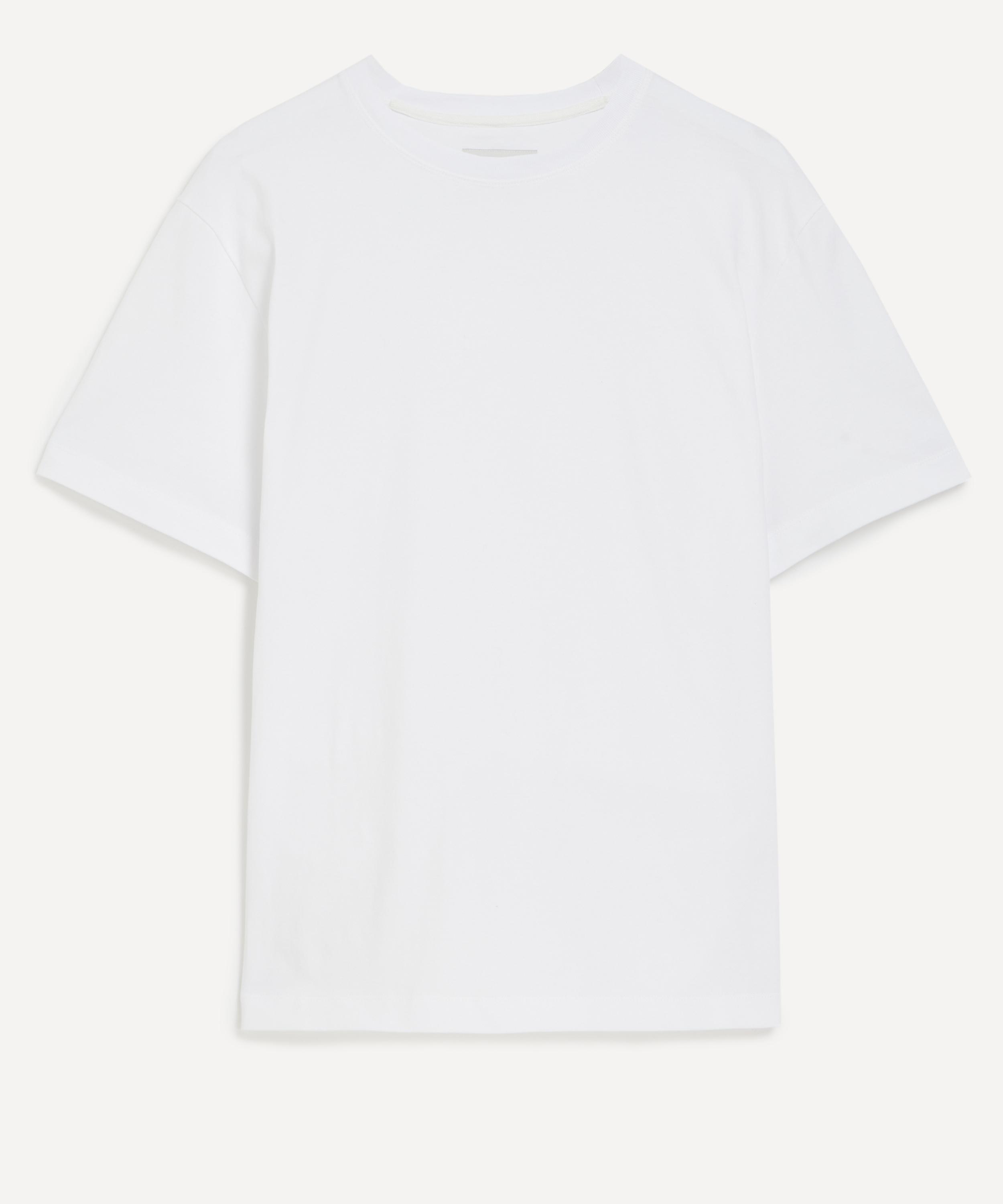 Le17septembre Mens White Basic T-shirt