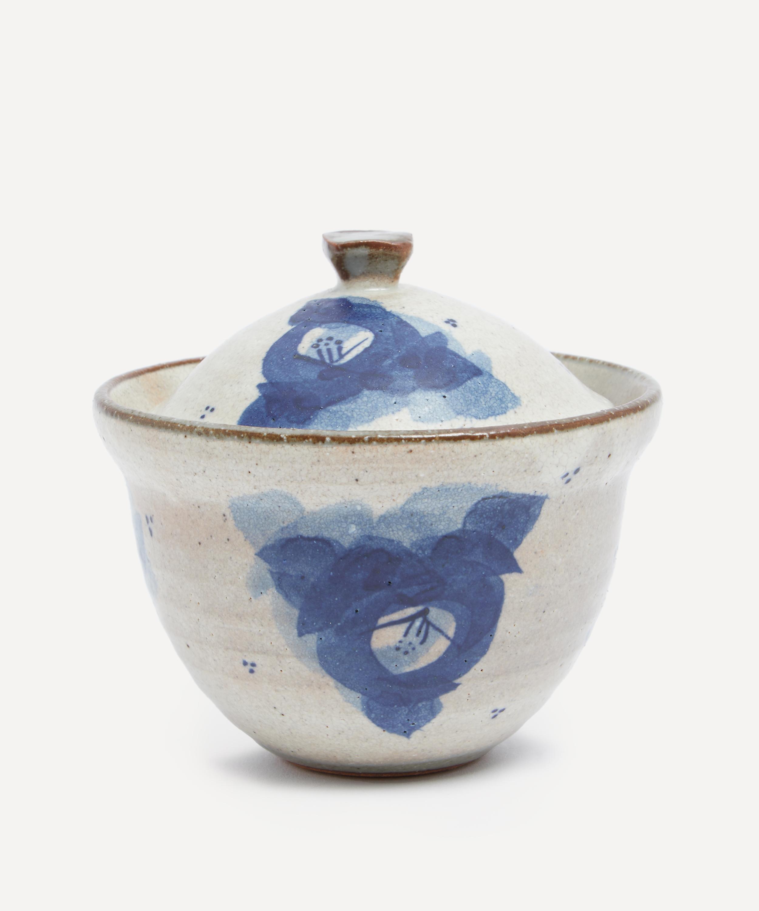 Nishikawa Japan Blue Lidded Bowl