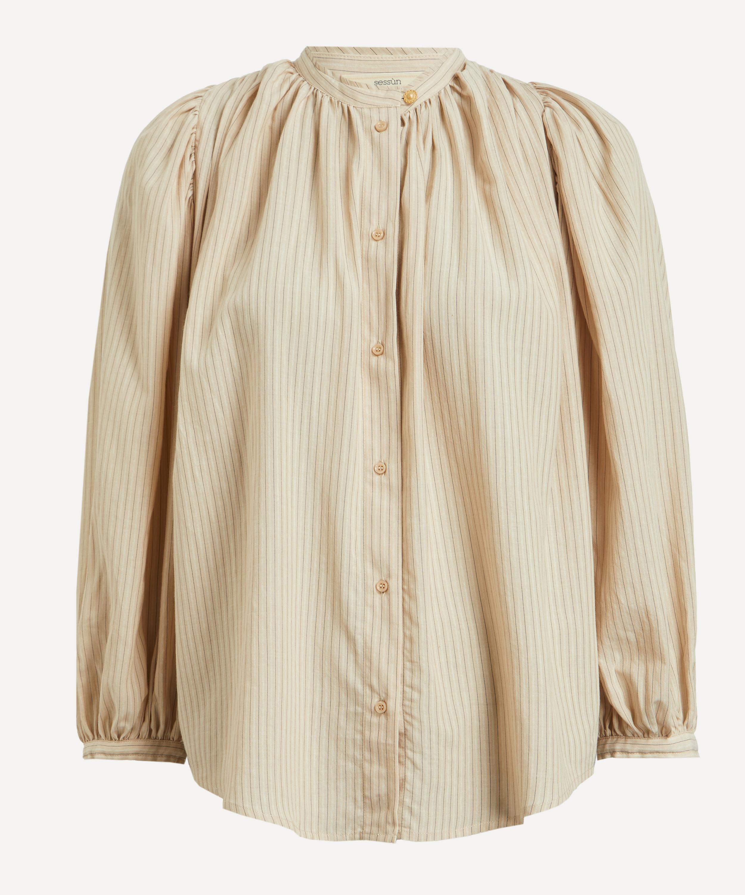 Shop Sessun Women's Dali Chai Latte Blouse
