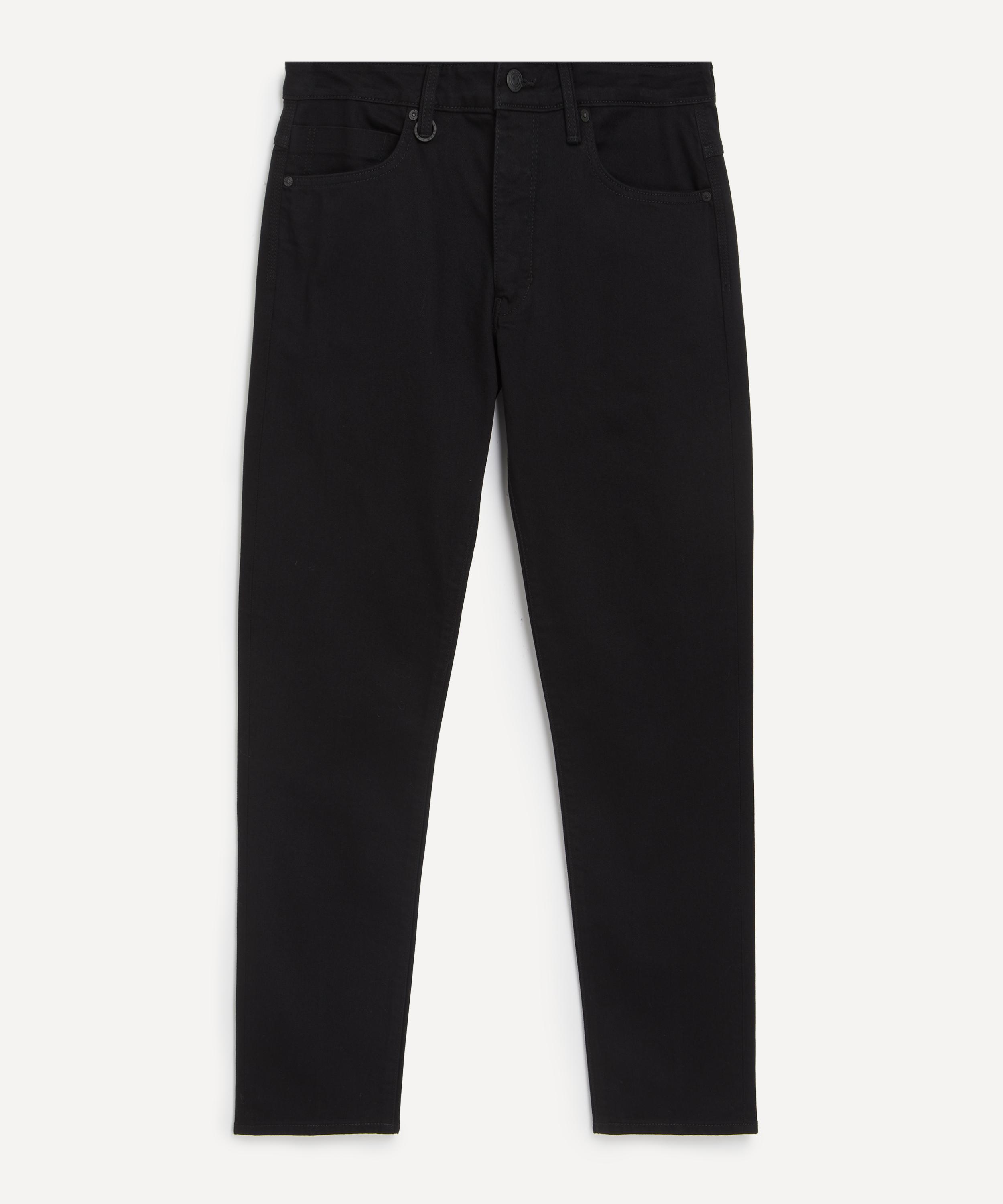 Neuw Mens Lou Slim Jeans In Forever Black In Black