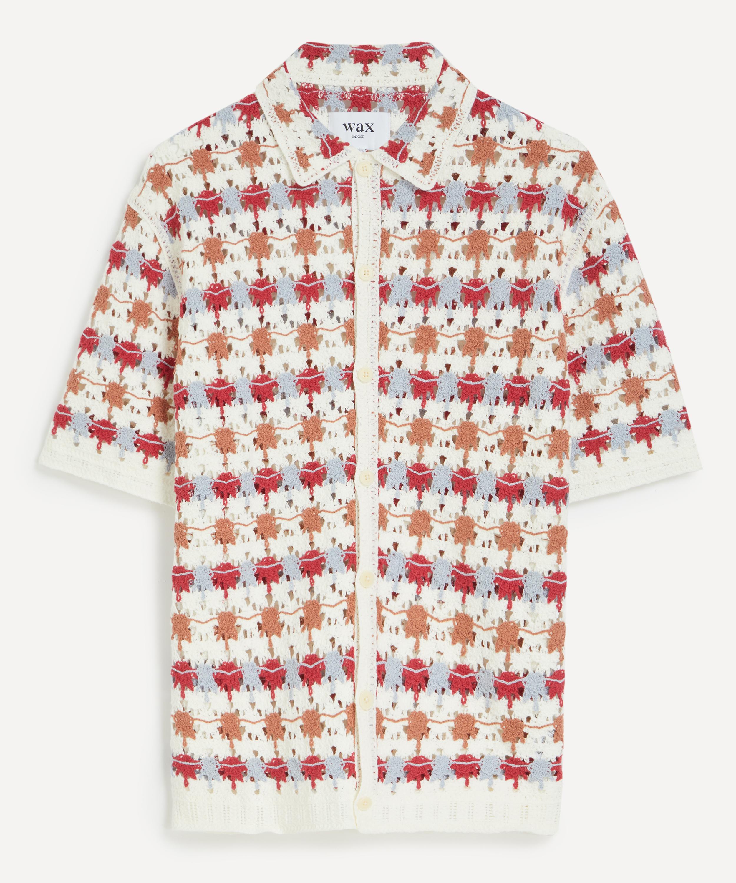 Wax London Porto Short Sleeve Cotton Blend Button-up Shirt