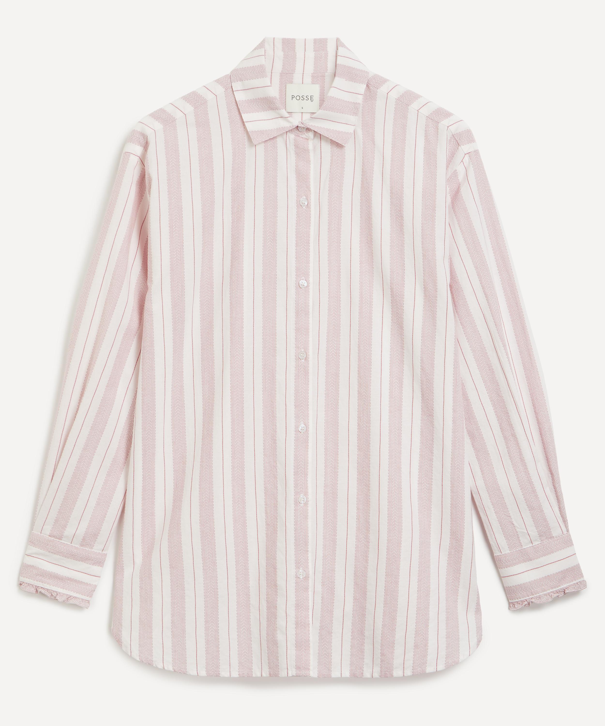 Shop Posse Lena Shirt In Pink