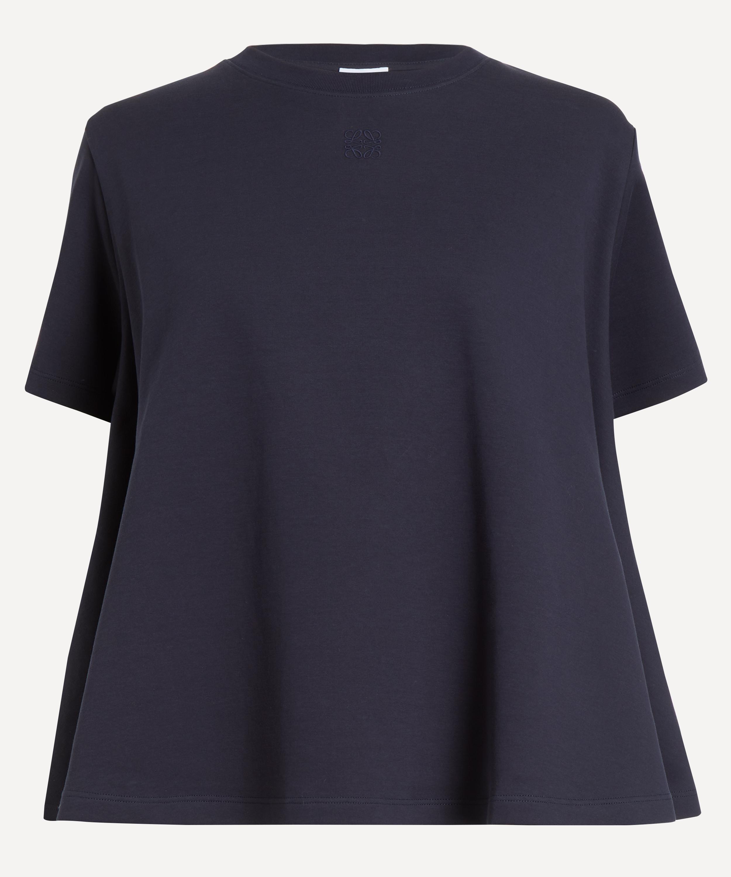 Loewe Women's Dark Navy Blue Trapeze T-shirt In Blue