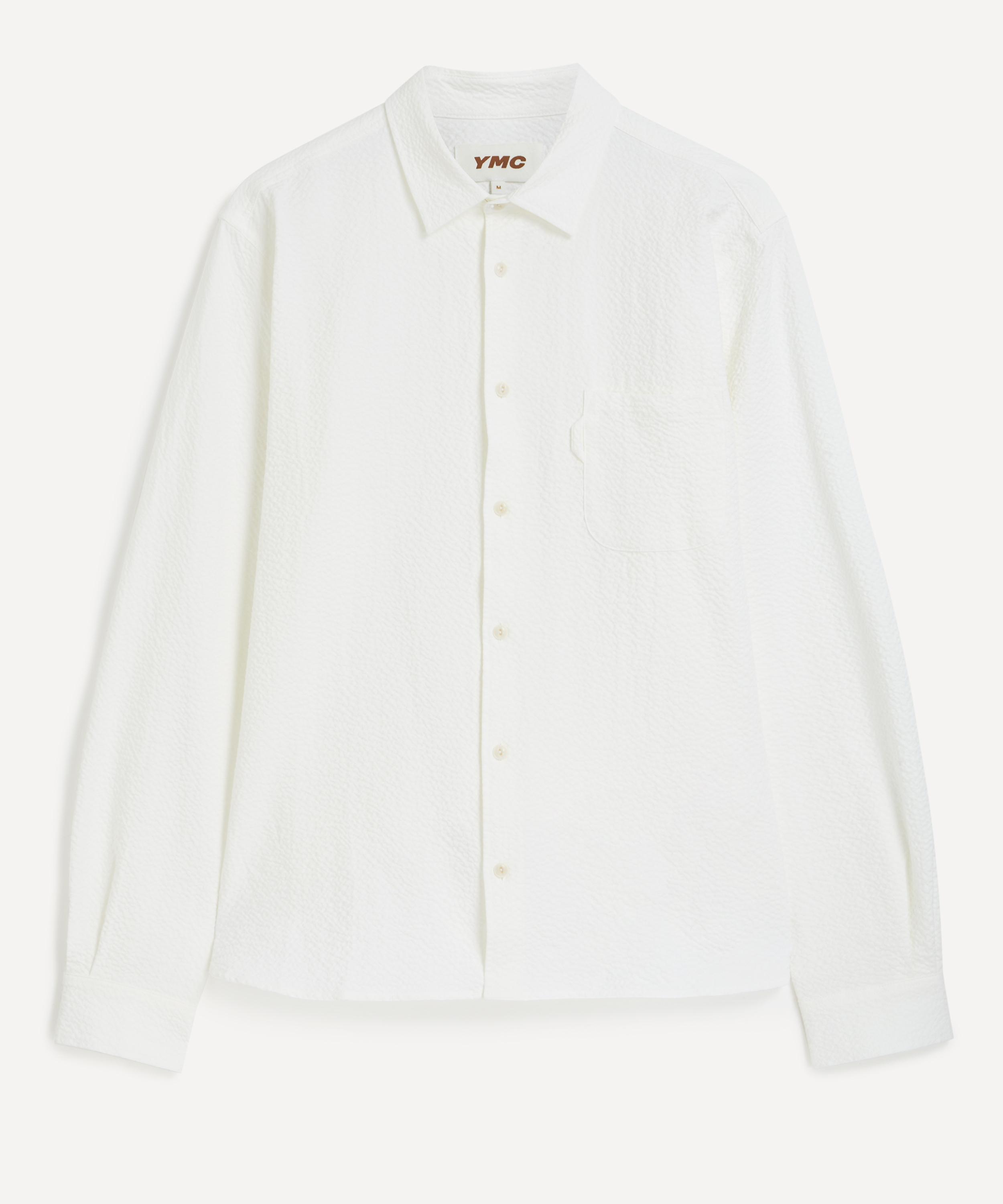 Ymc You Must Create Ymc Mens Earth Curtis Seersucker Shirt
