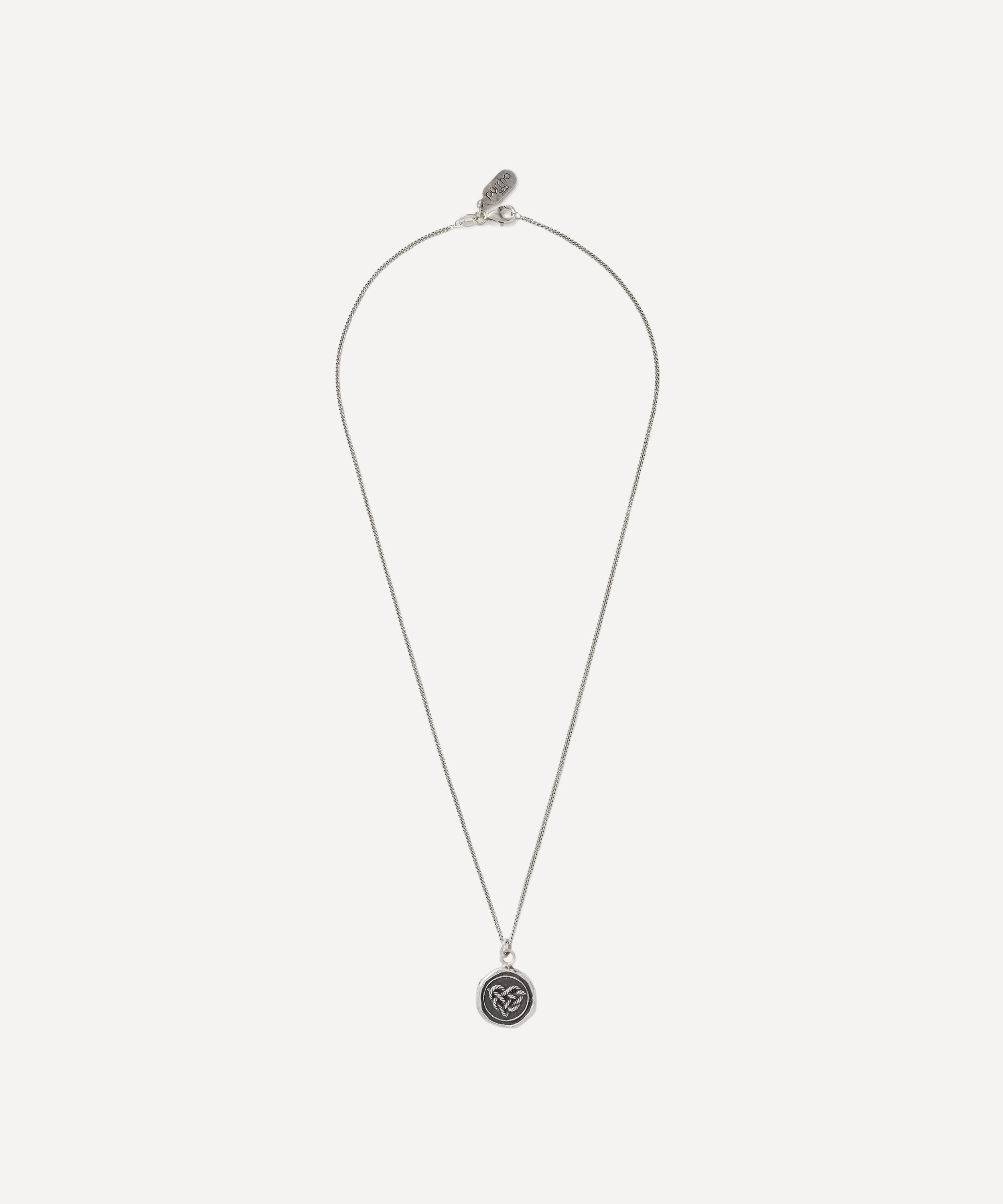 Pyrrha Sterling Silver Love Knot Pendant Necklace