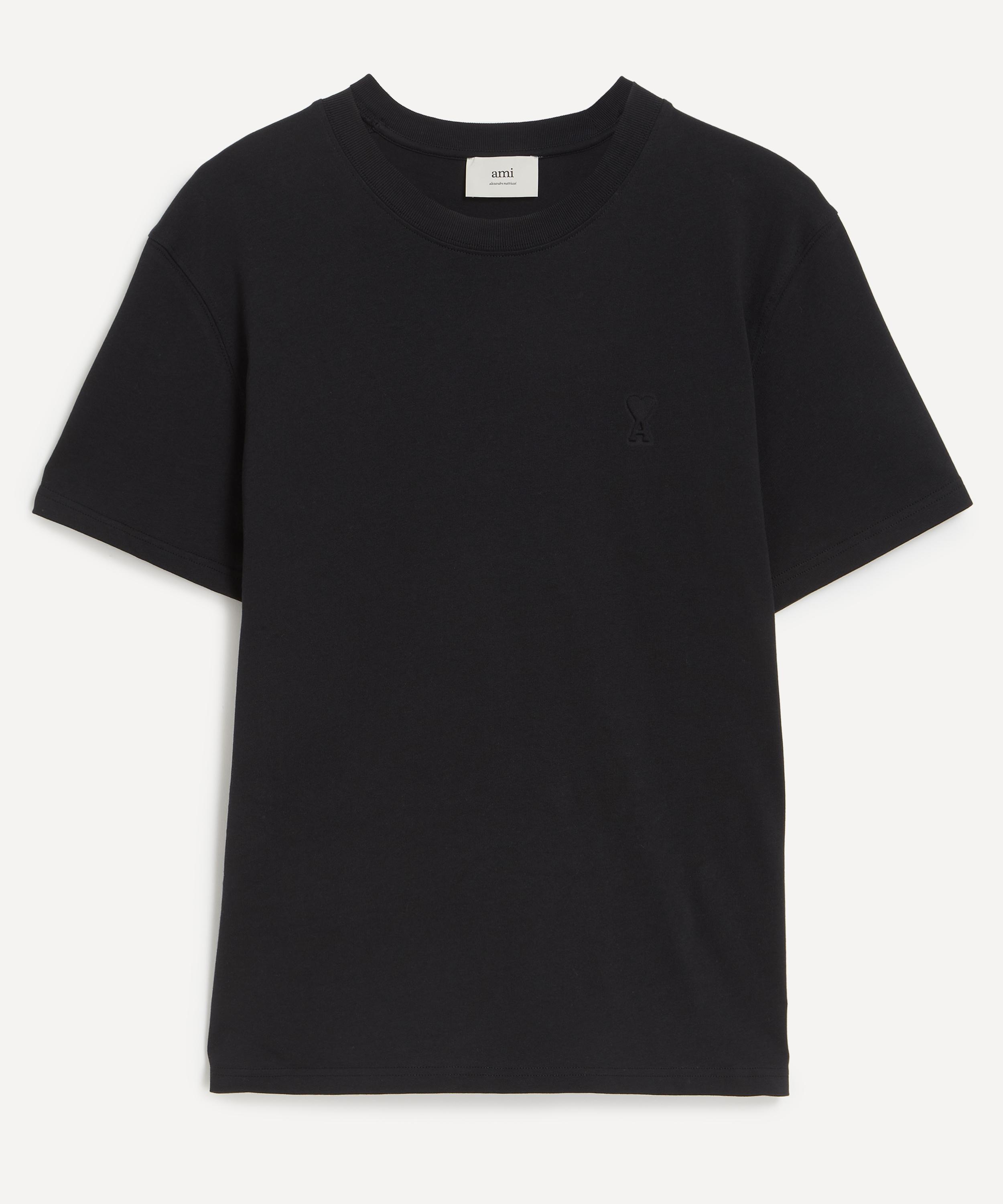Shop Ami Alexandre Mattiussi Embossed Ami De Coeur T-shirt