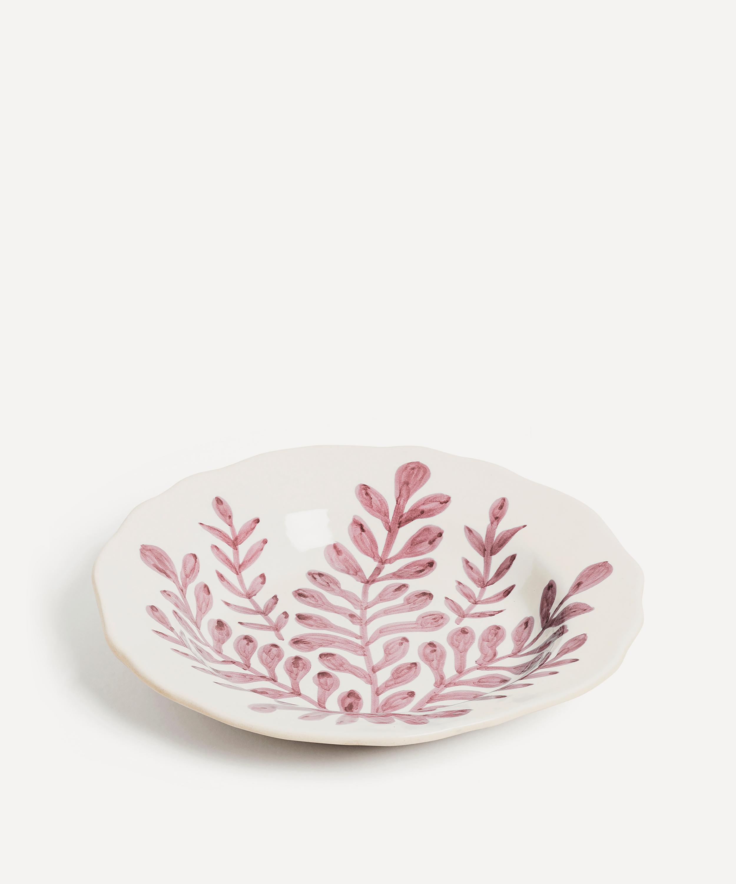 Shop Daylesford Leaf Large Pink Bowl