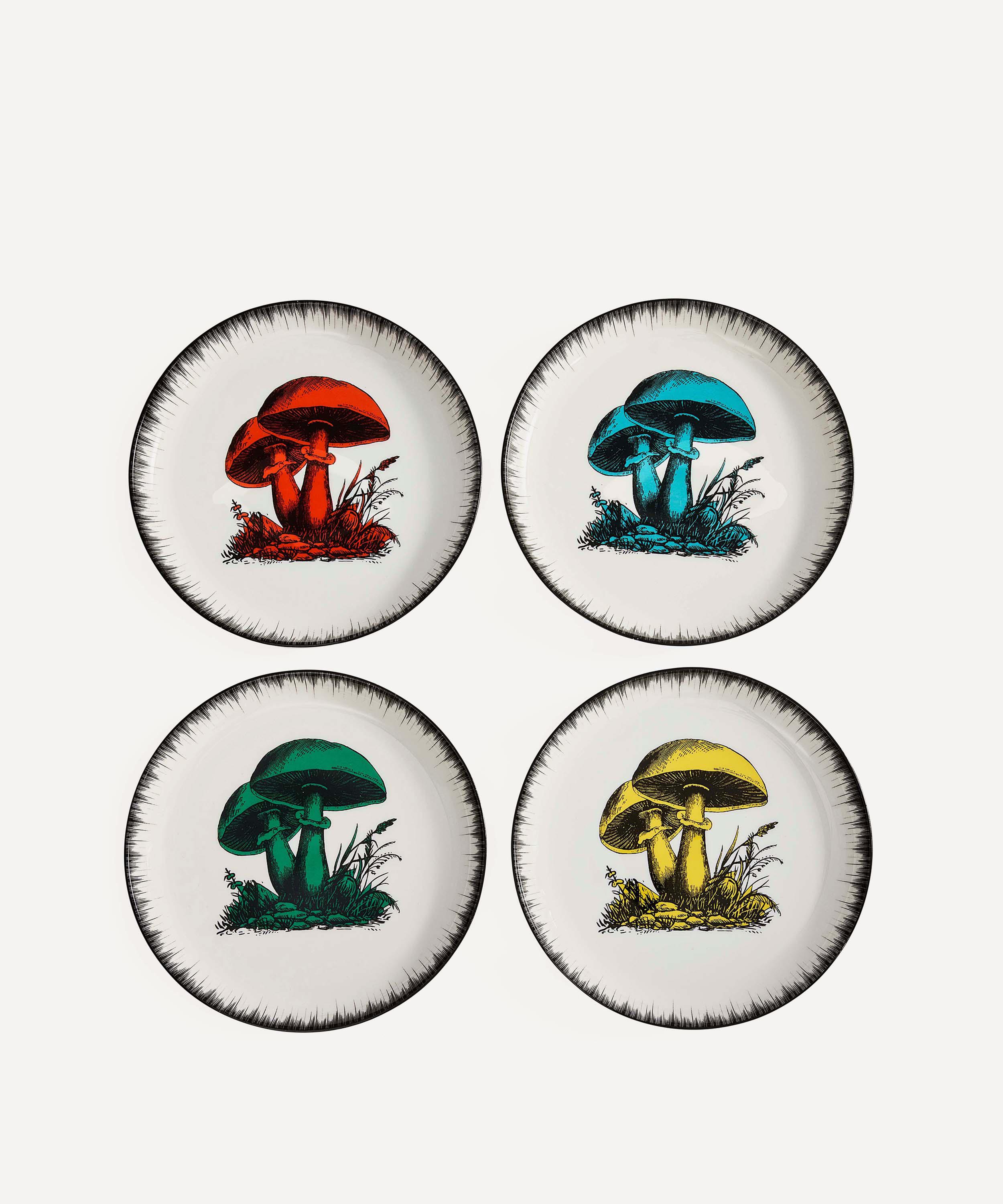 Jonathan Adler Botanist Canape Plate Set Of Four