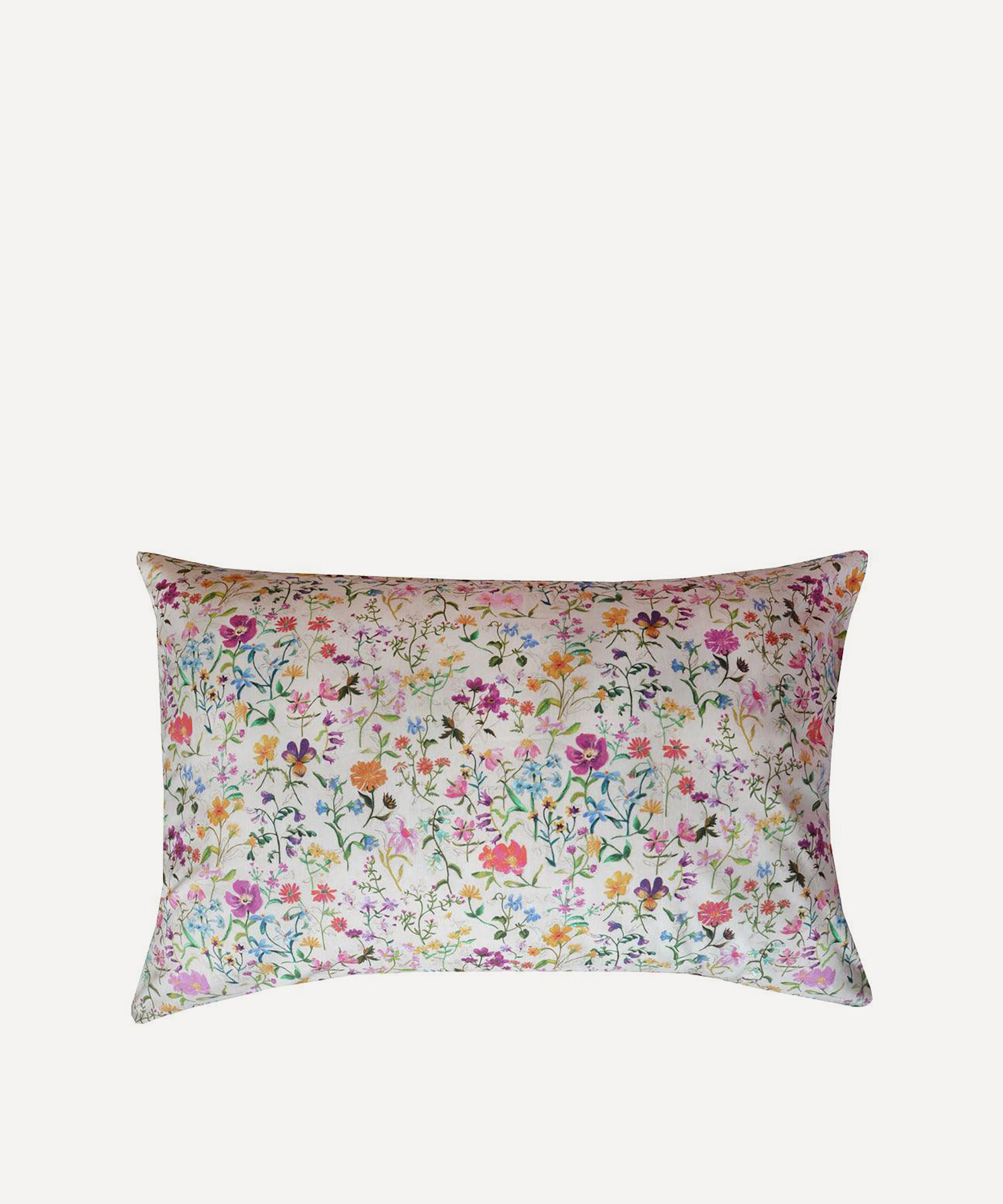 Coco & Wolf Linen Garden Cotton Housewife Pillowcase In Multi