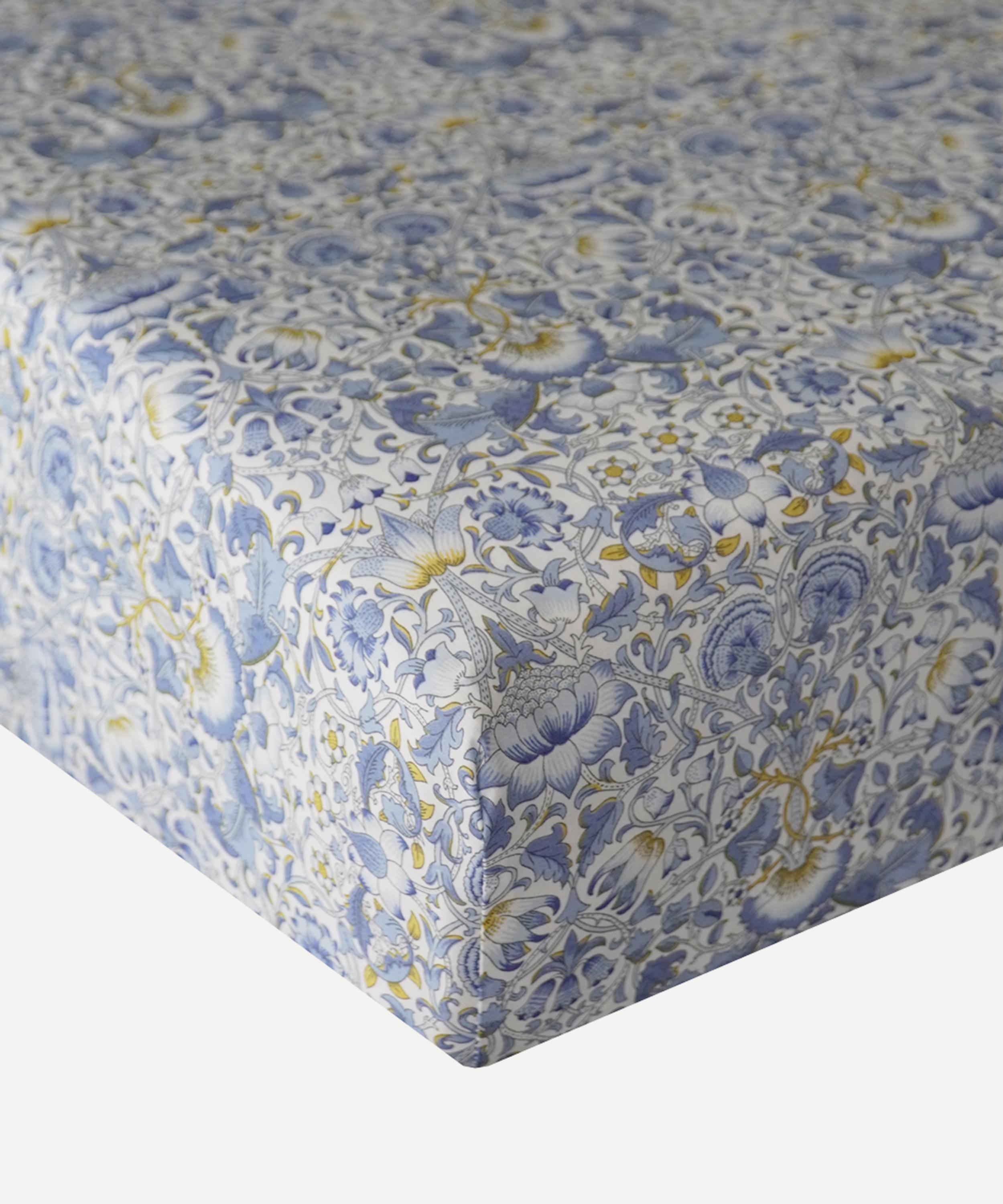 COCO & WOLF COCO & WOLF LODDEN TANA LAWN COTTON KING FITTED SHEET 