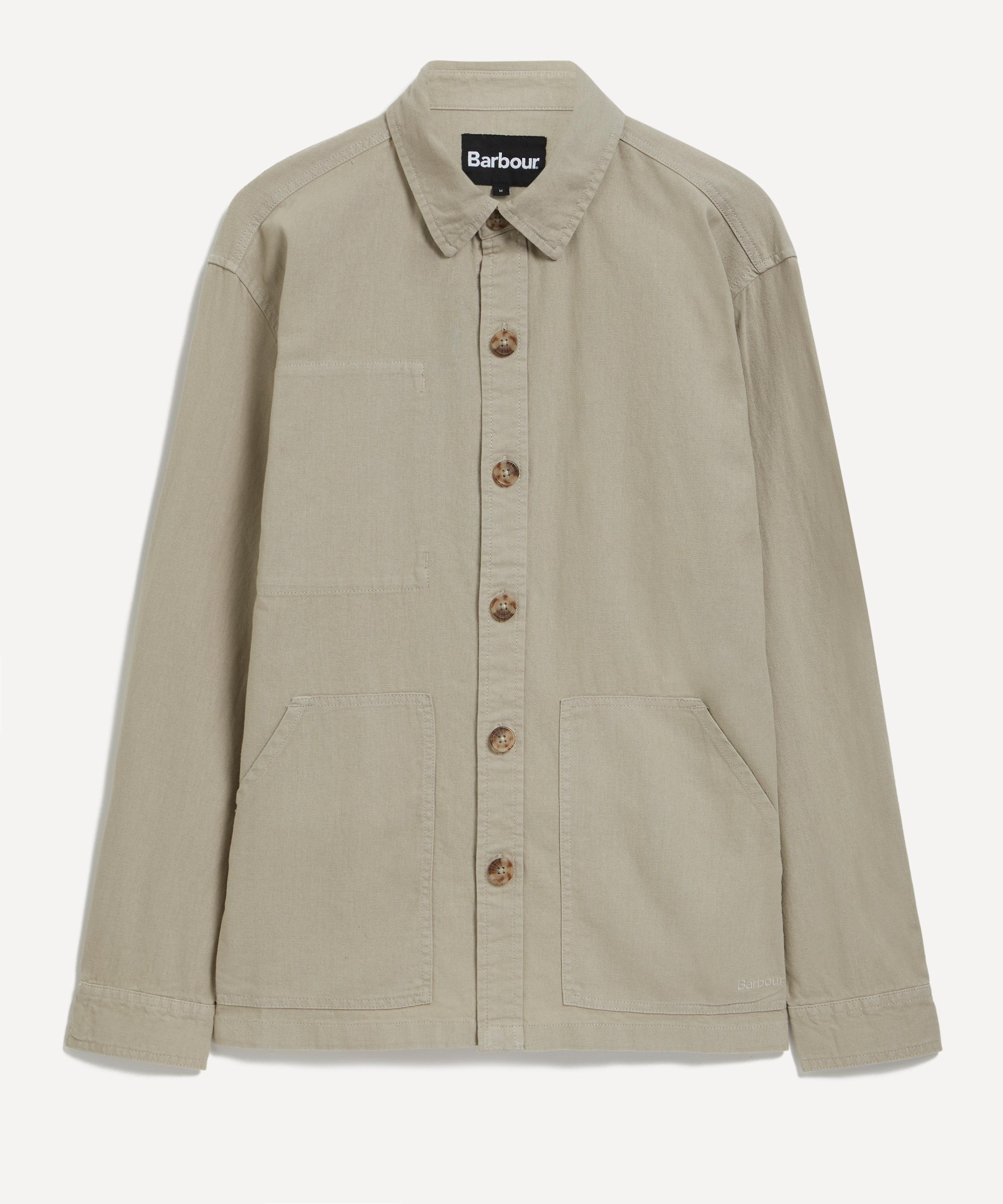 Barbour Mens Linen Blend Overshirt
