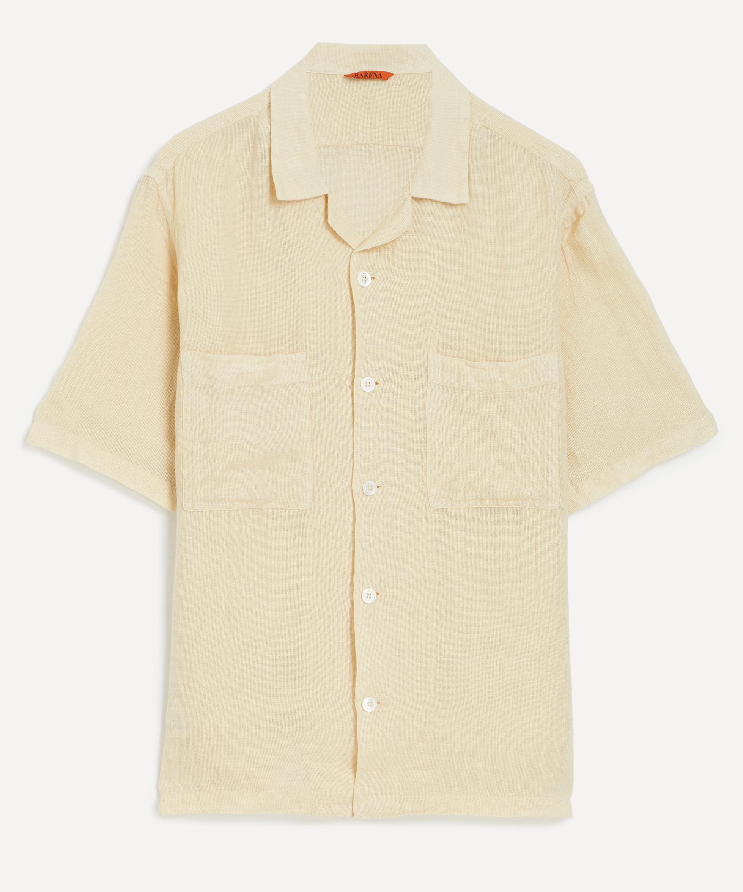 BARENA VENEZIA BARENA MENS SOLANA NET COTTON SHIRT 