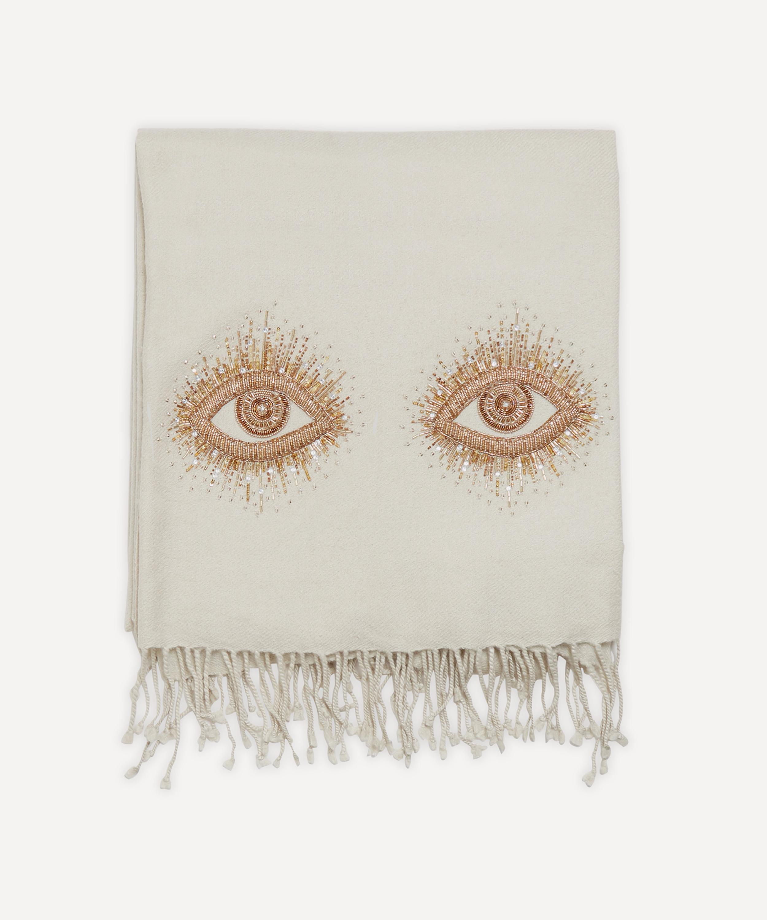 Jonathan Adler Muse Eyes Embellished Throw
