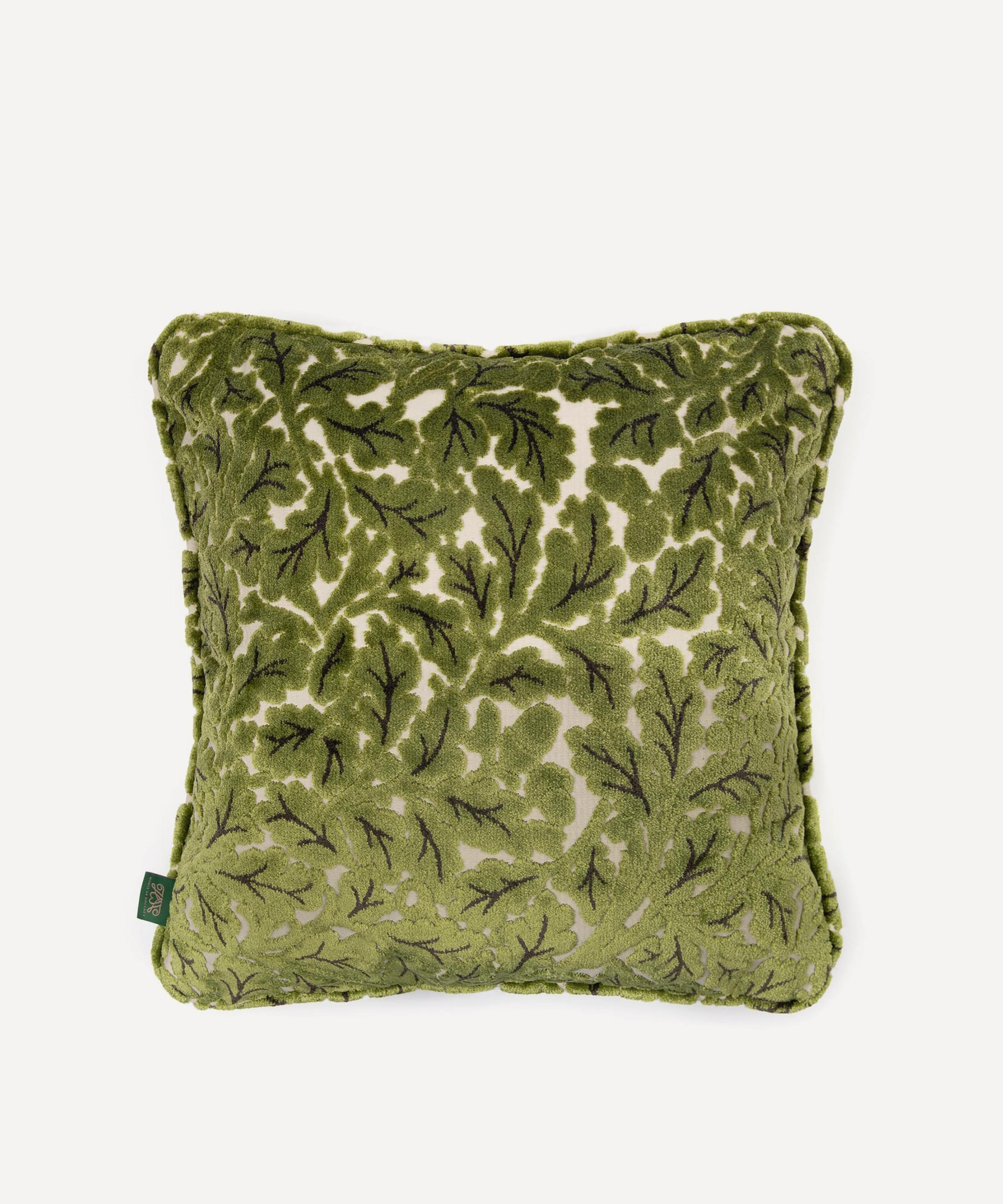House Of Hackney Quercus Medium Piped Velvet Jacquard Cushion