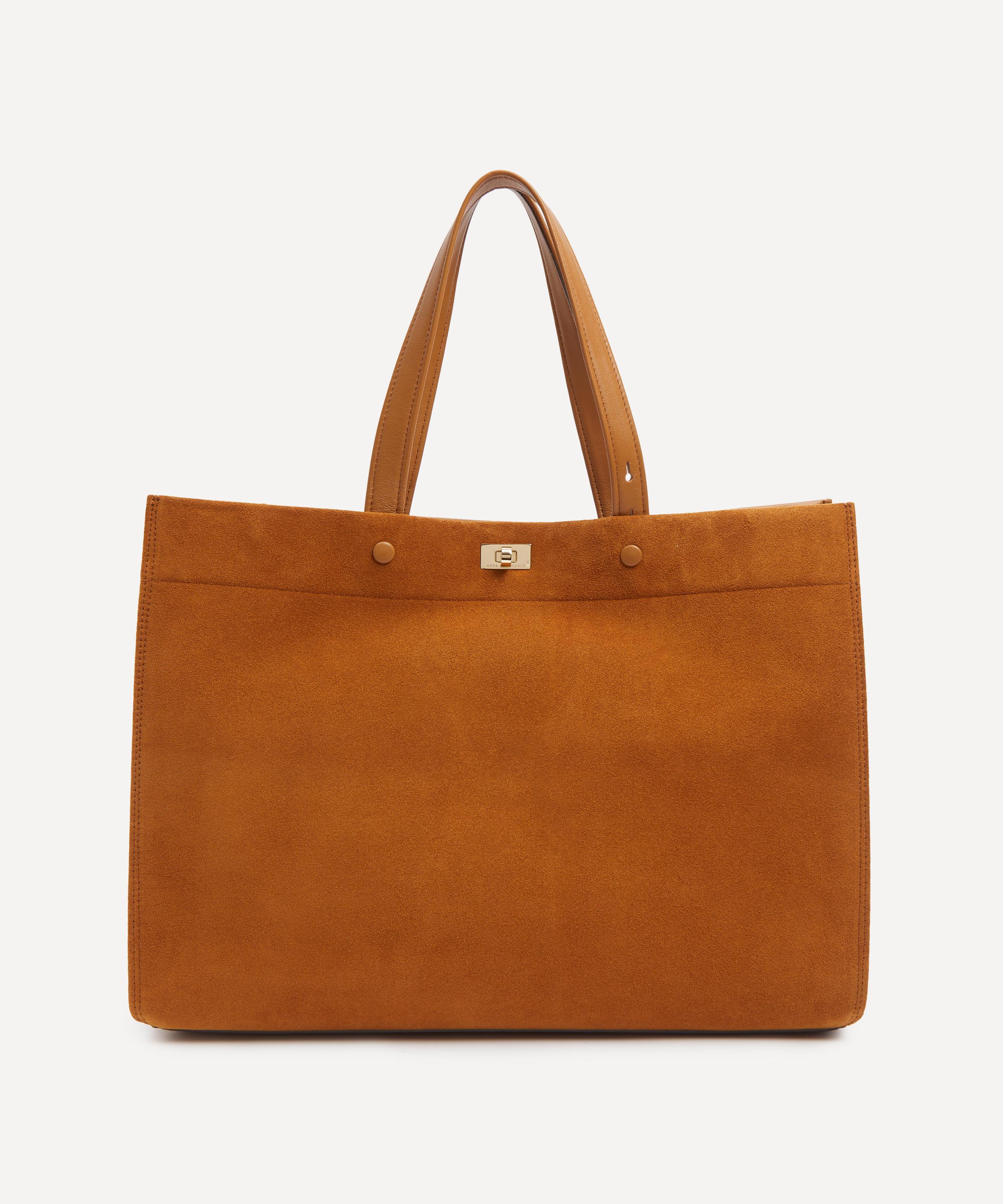 Shop Anya Hindmarch Women's Mortimer Suede Tote Bag