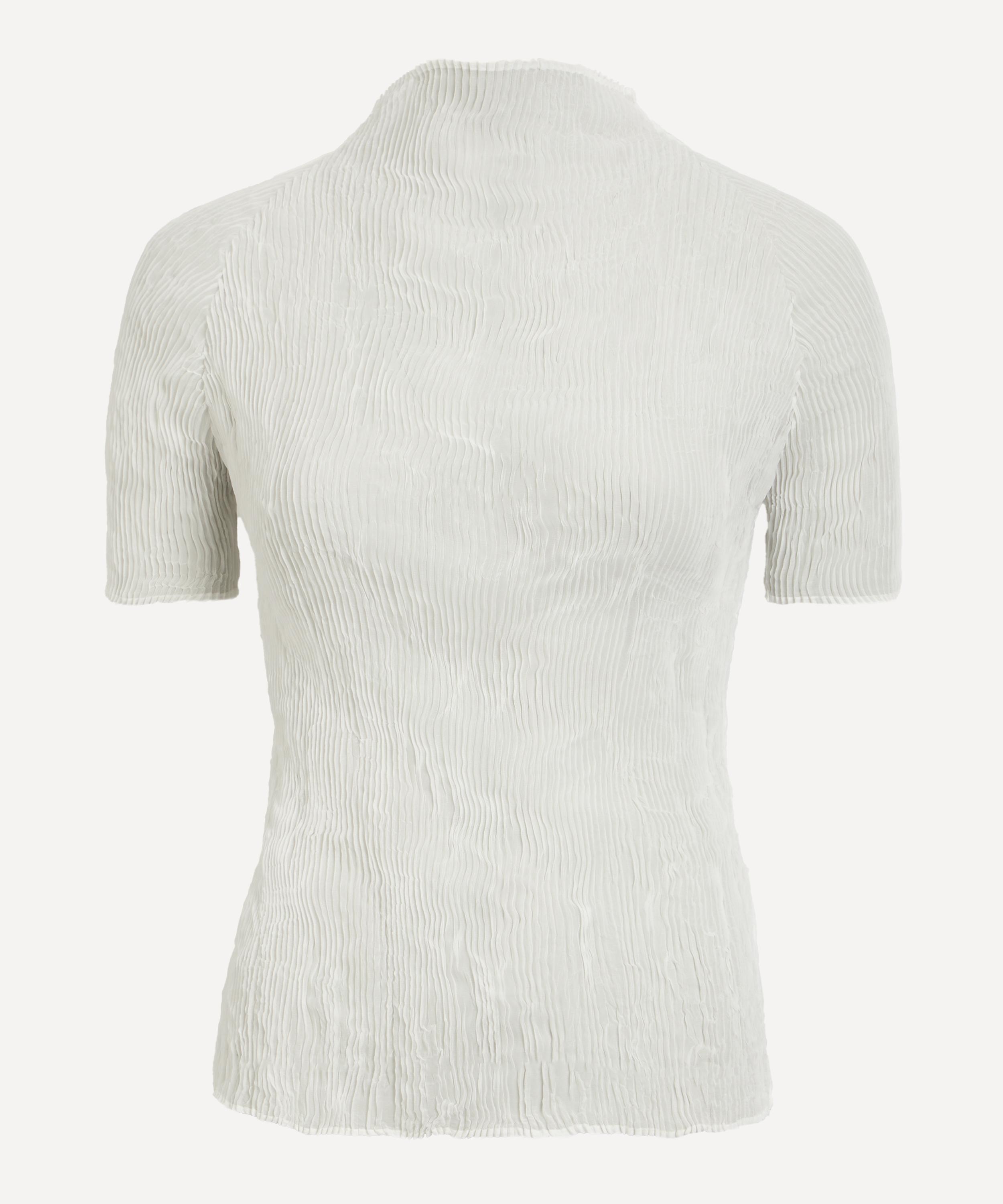 Issey Miyake Women's Chiffon Twist Top In Neutral