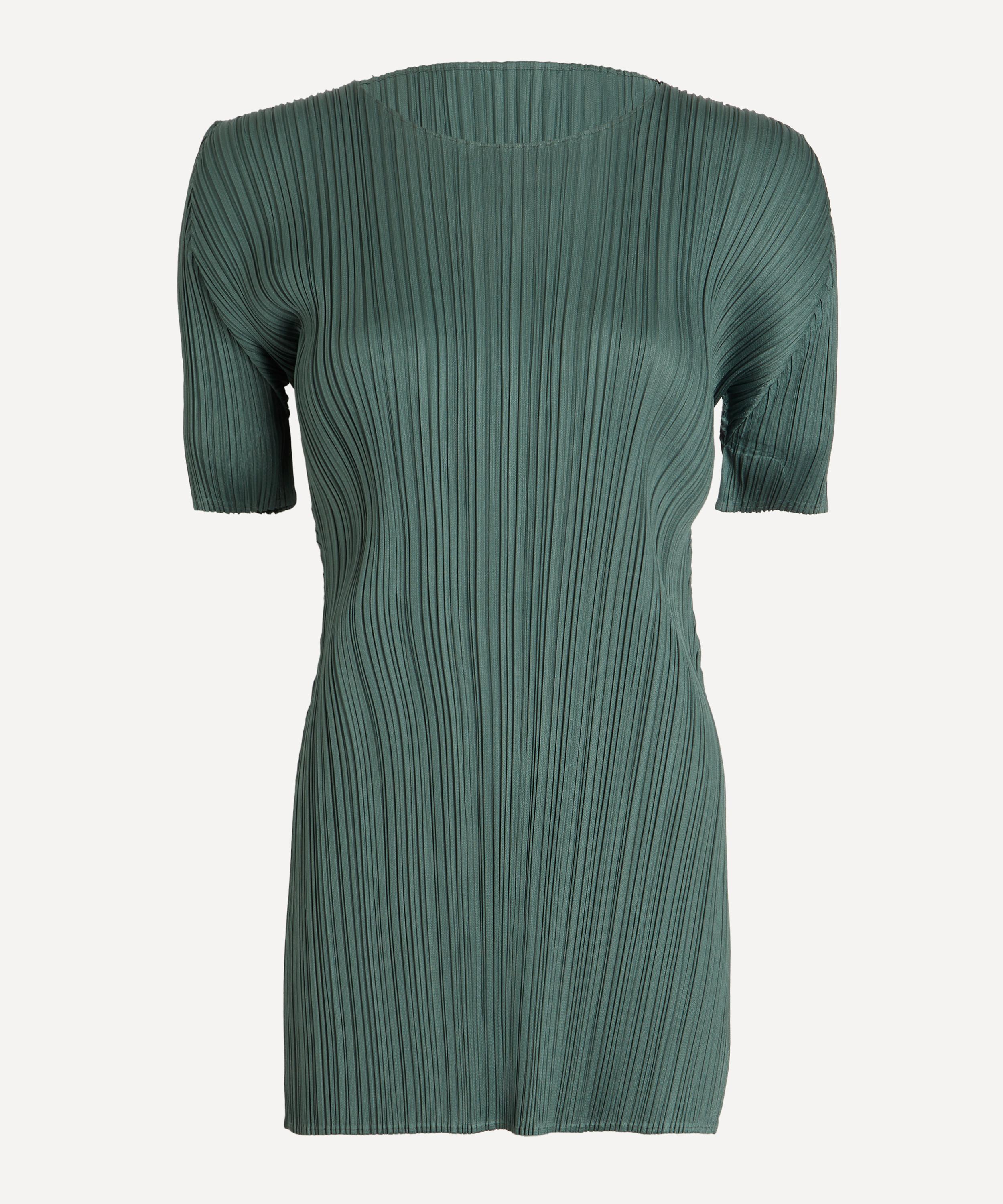 Issey Miyake Pleats Please  Women's Monthly Colours: June Pleated Tunic In Green