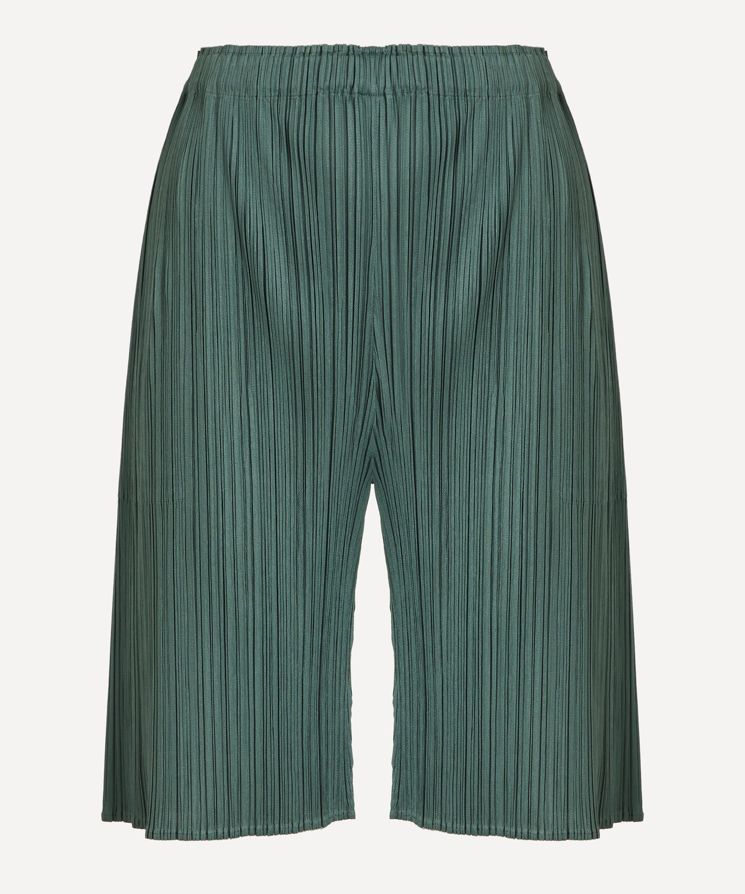 Issey Miyake Pleats Please  Women's Monthly Colours: June Pleated Shorts In Green