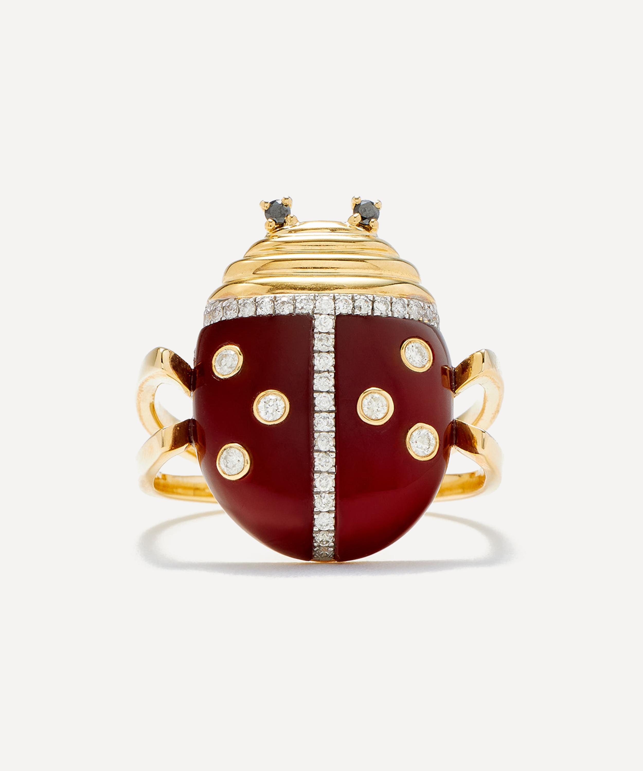 Yvonne Léon Yvonne Leon 9ct Gold Ladybug Ring