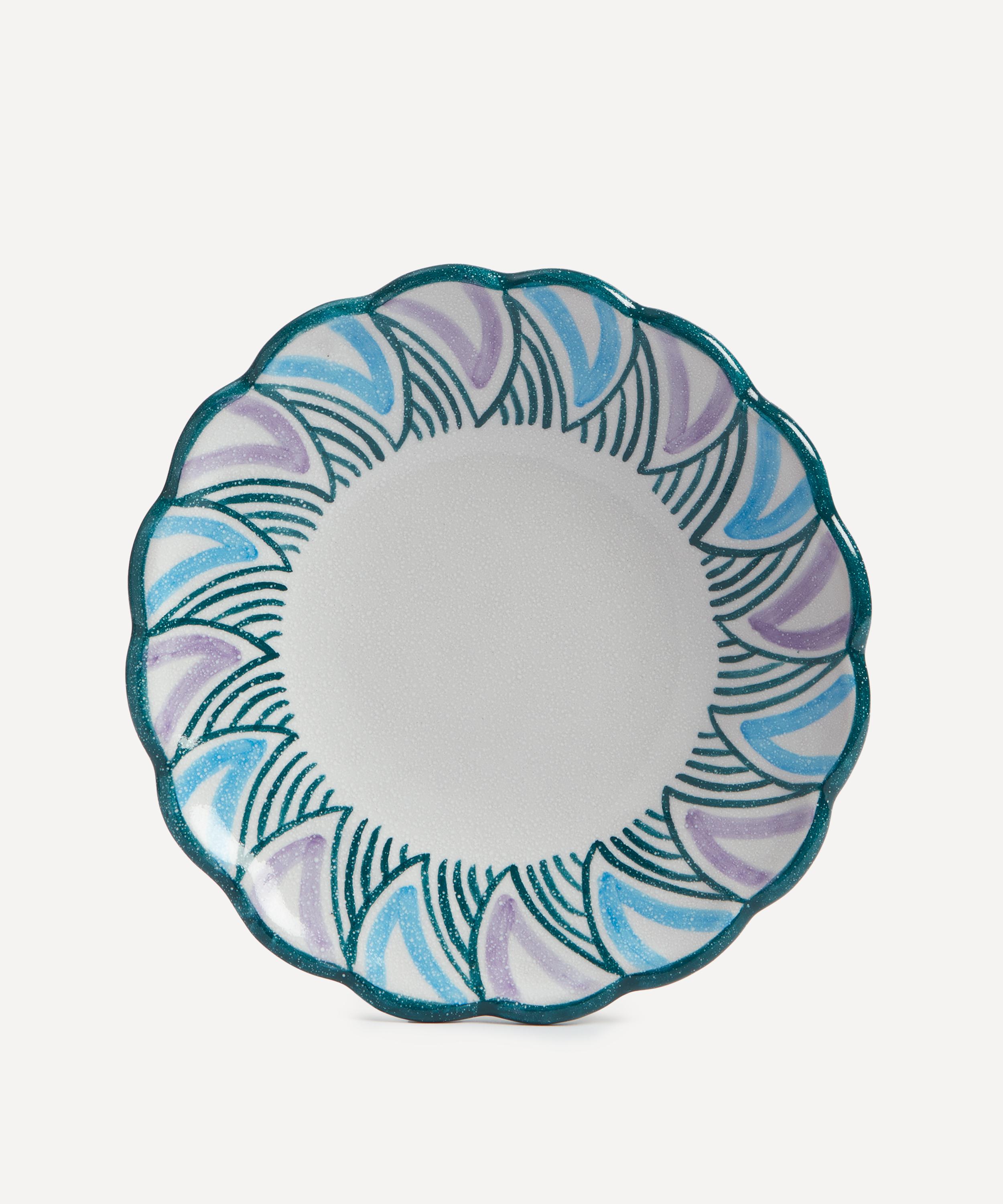 Ceramica Pinto Collezione Rosaura Scalloped Edge Plate