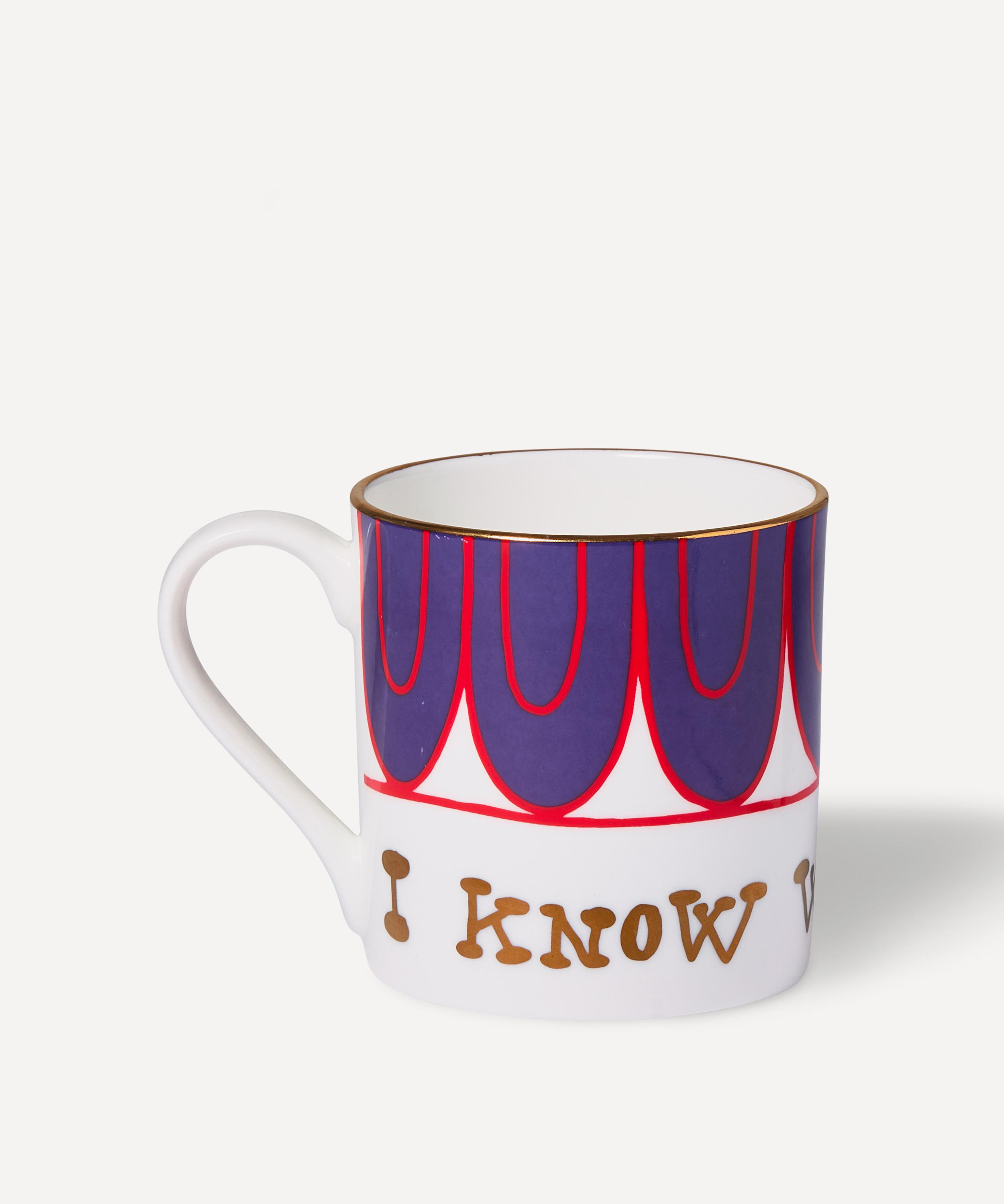 The Wallace Collection X Grayson Perry Bone China I Know Who I Am Mug In Multi