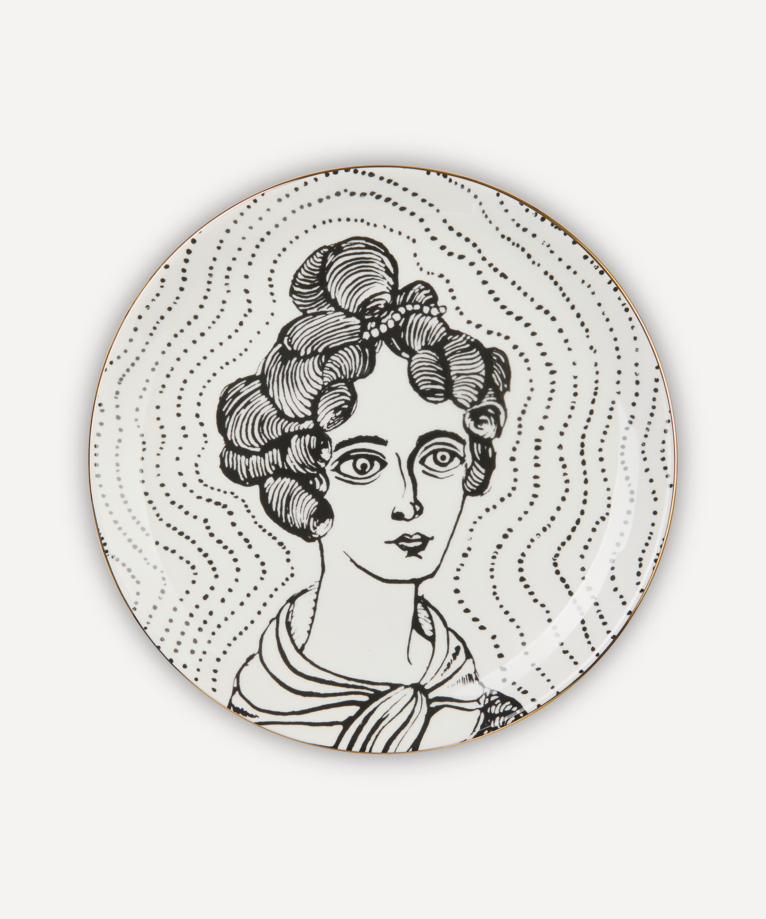 The Wallace Collection X Grayson Perry Bone China Decorative Portrait Plate In White